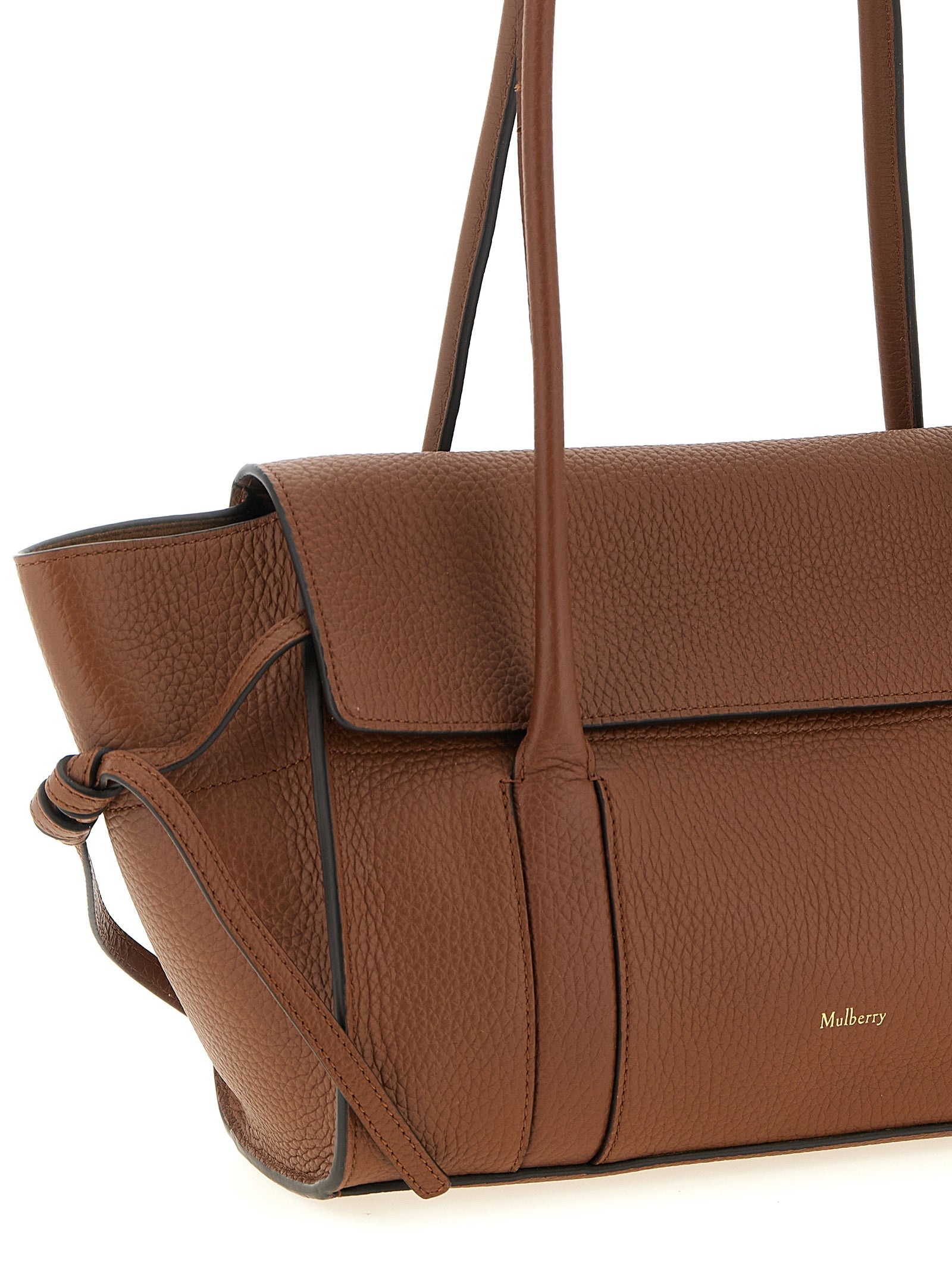 Mulberry Braunes Kalbsleder Damen Crossbody Tasche