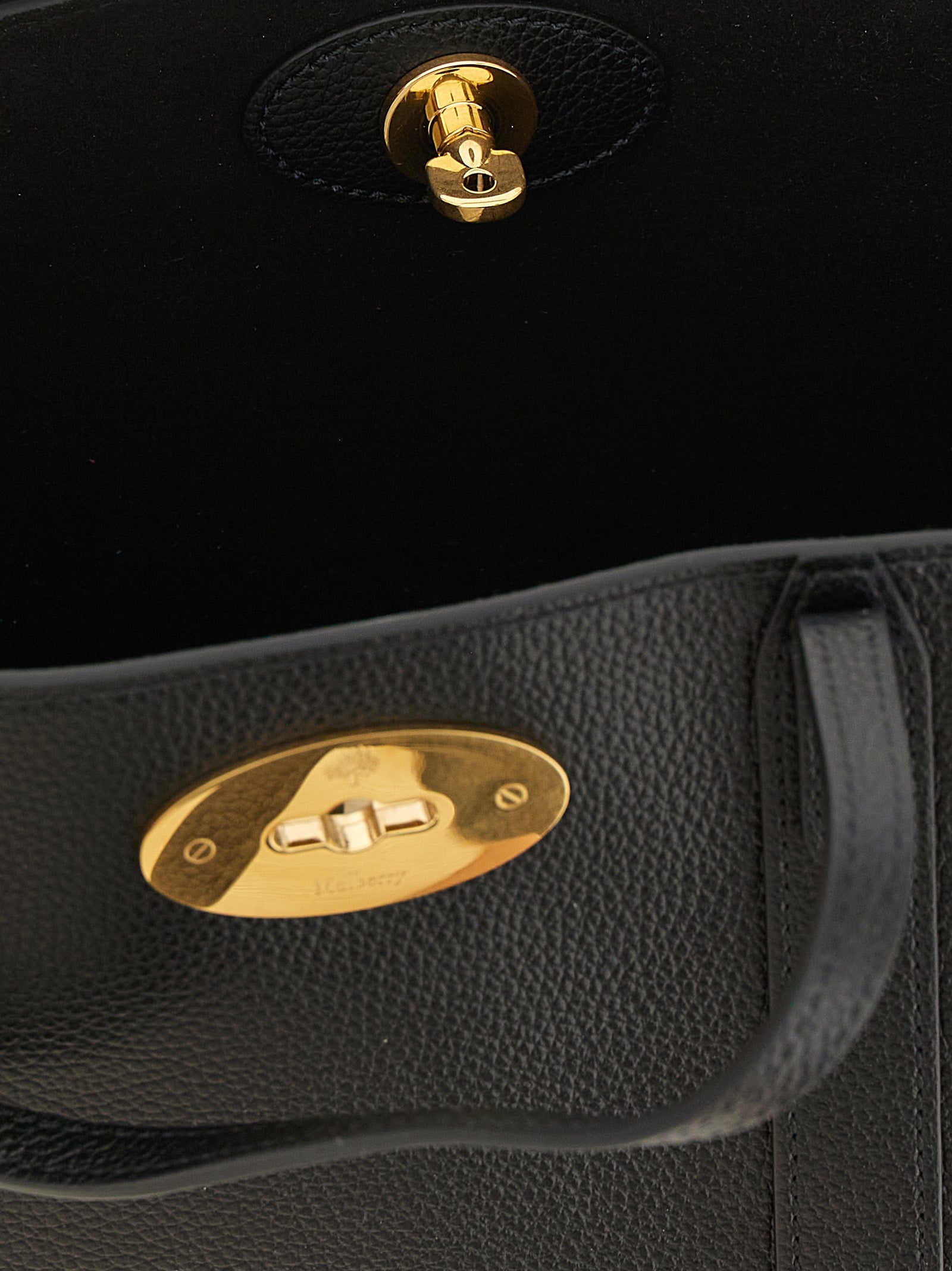 Mulberry Schwarze Kalbsleder-Tasche