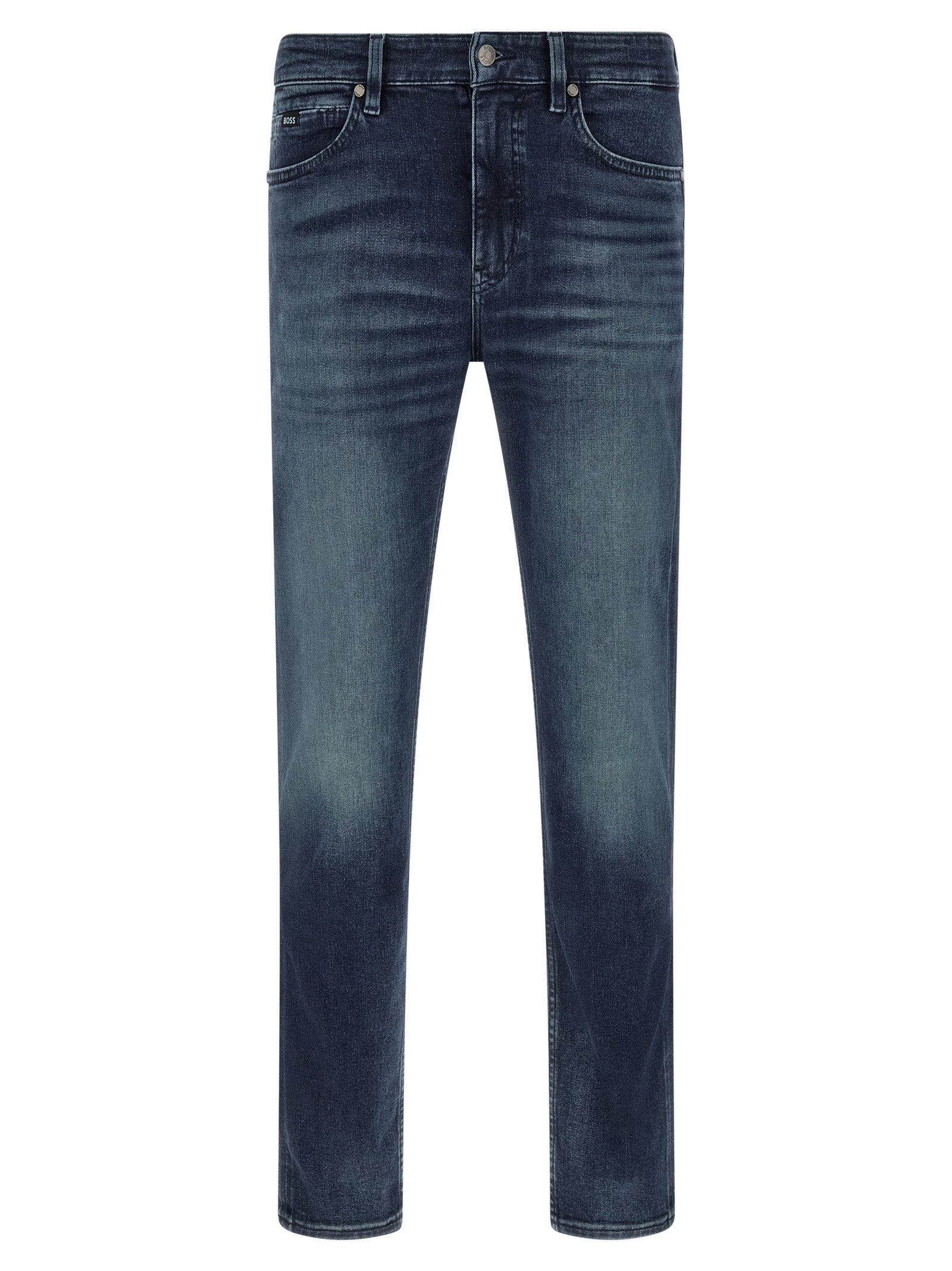 Hugo Boss Blaue Jeans aus Baumwolle, Tapered Fit