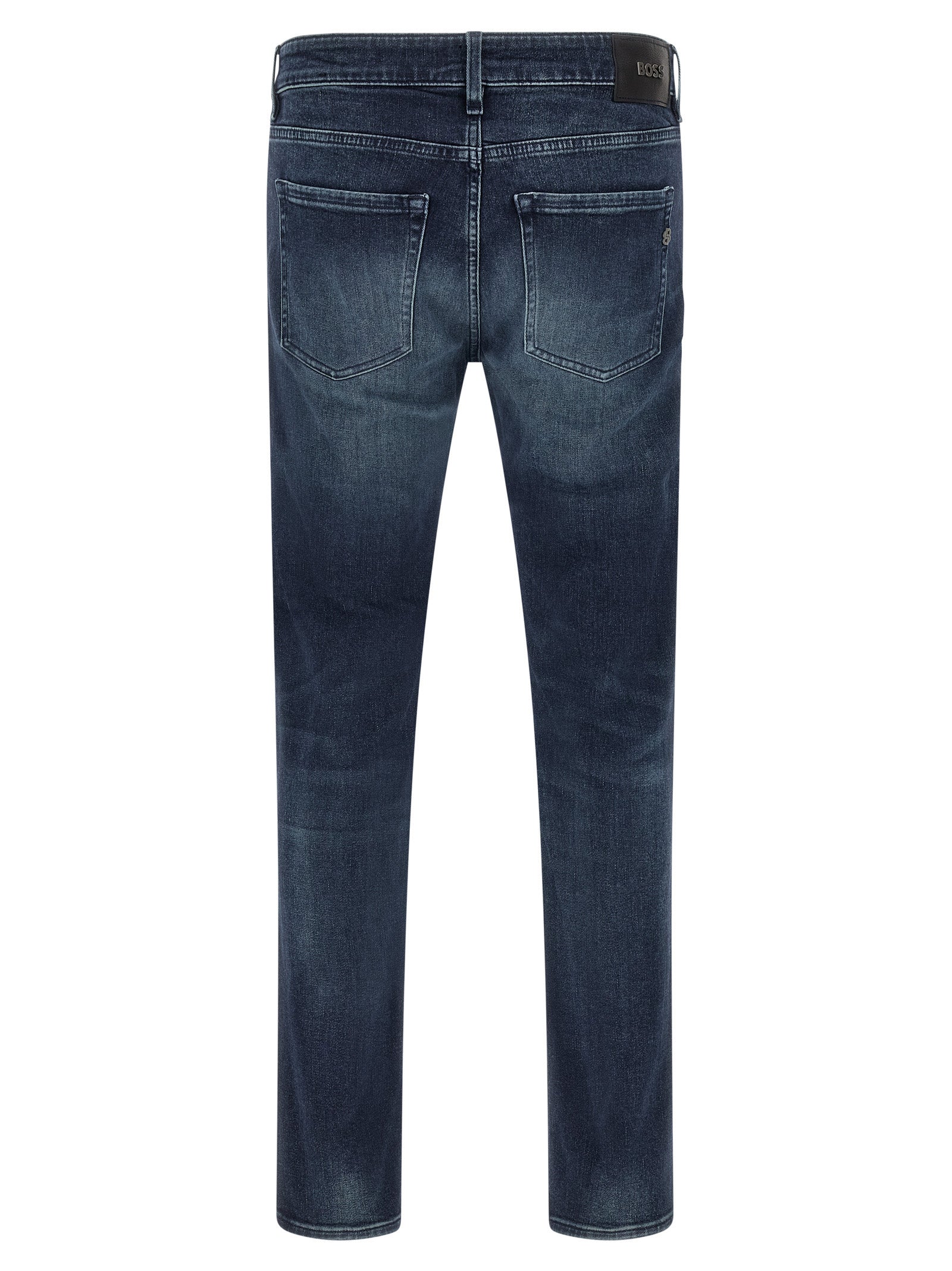 Hugo Boss Blaue Jeans aus Baumwolle, Tapered Fit