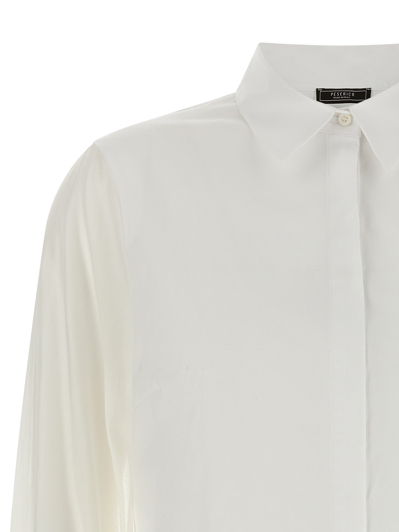 Peserico Weiße Baumwollbluse