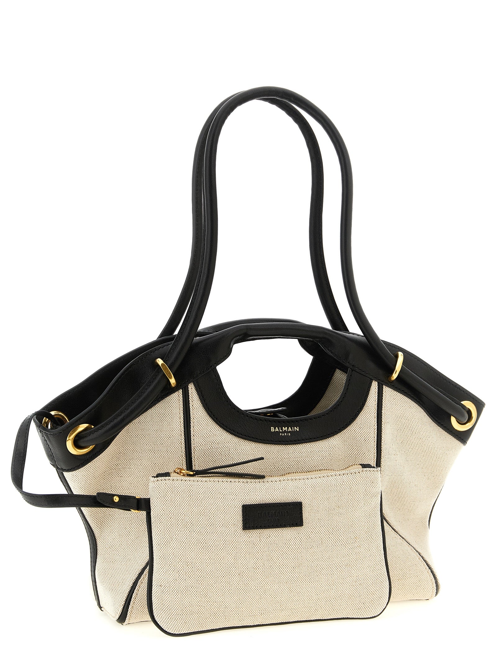 Balmain Zweifarbige Baumwolltasche