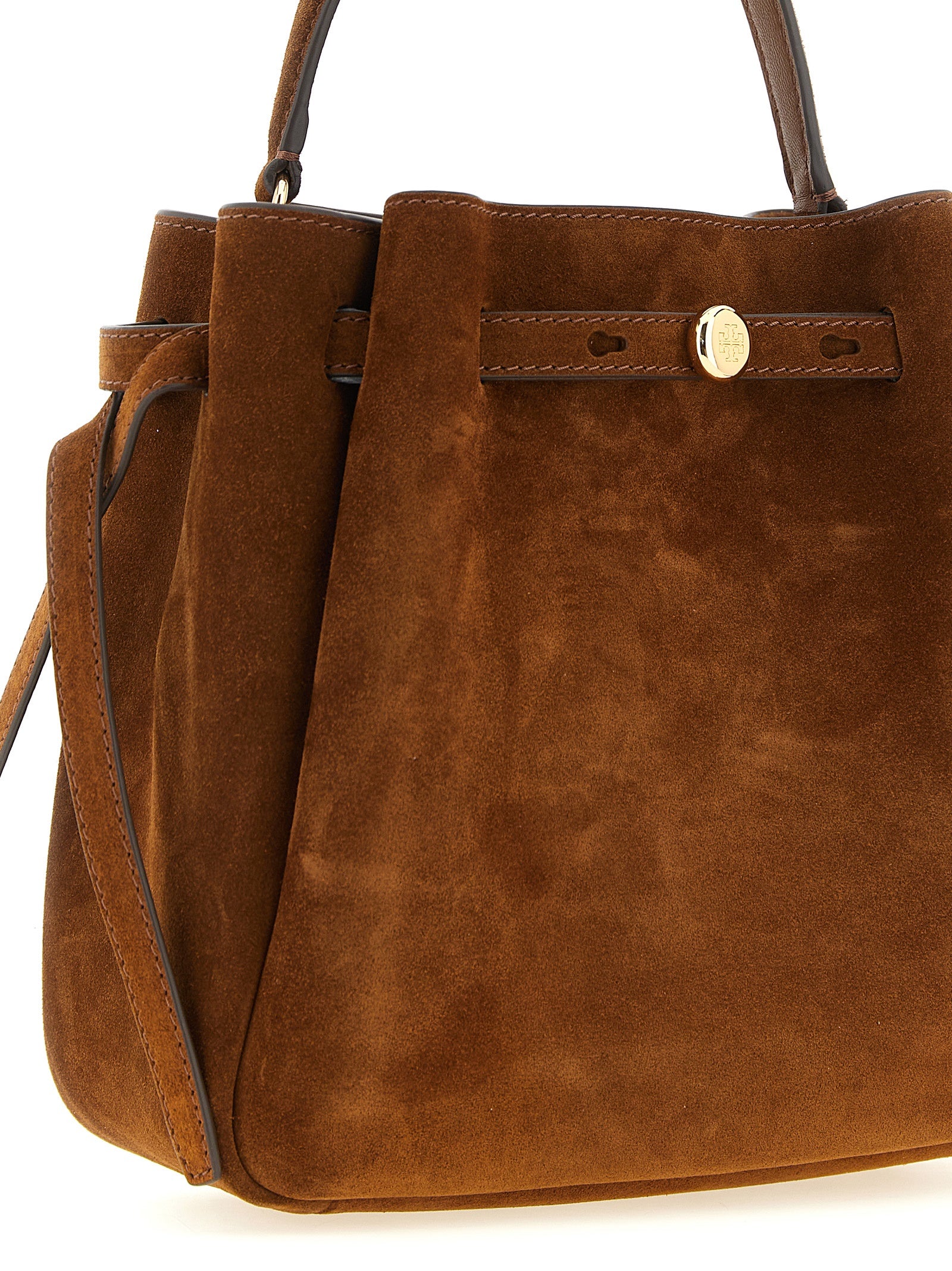 Tory Burch Umhängetasche aus braunem Rindsleder