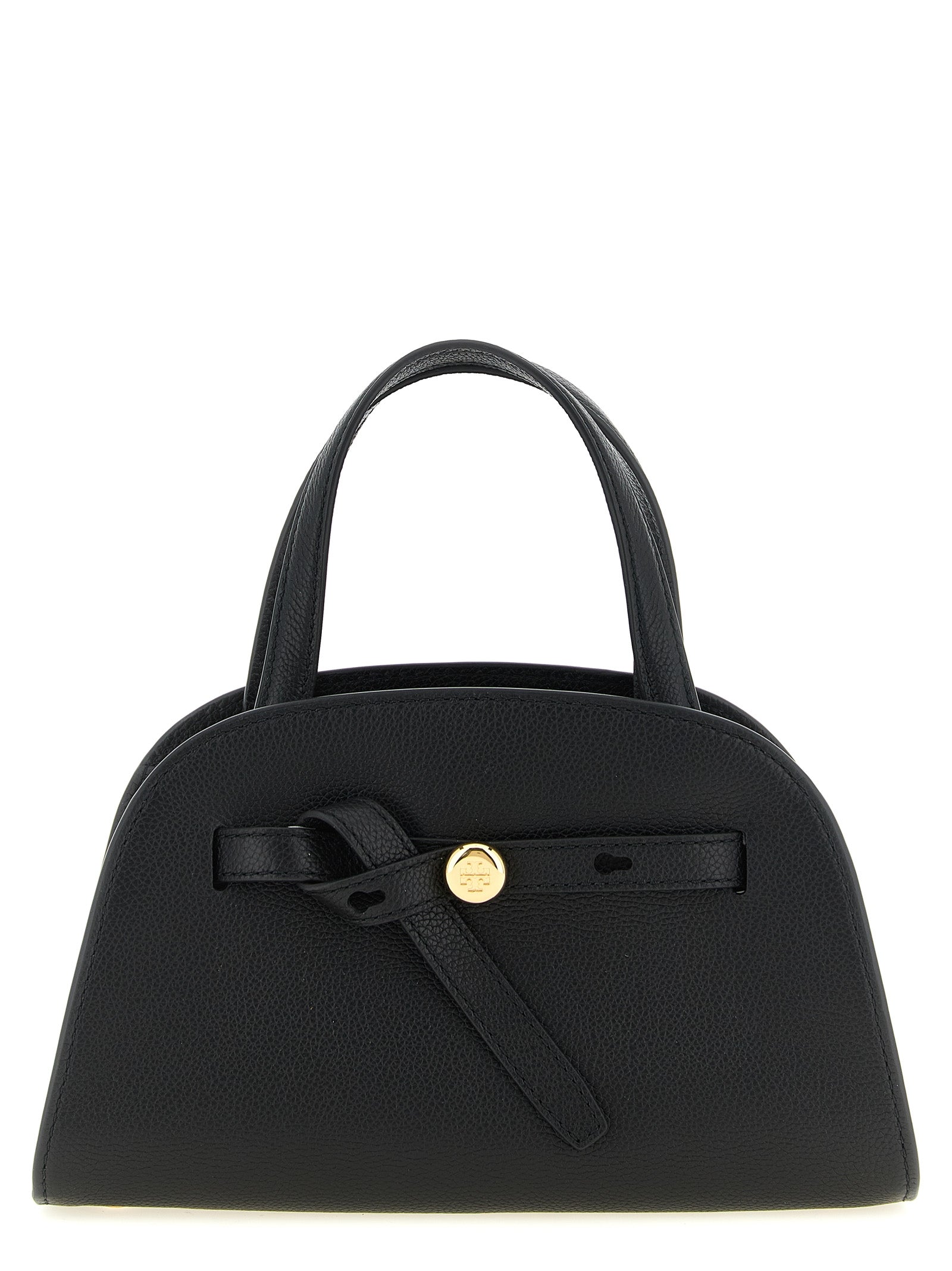 Tory Burch Schwarze Umhängetasche aus Rindsleder