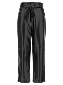 Twinset Schwarze Cropped Hose aus Polyester