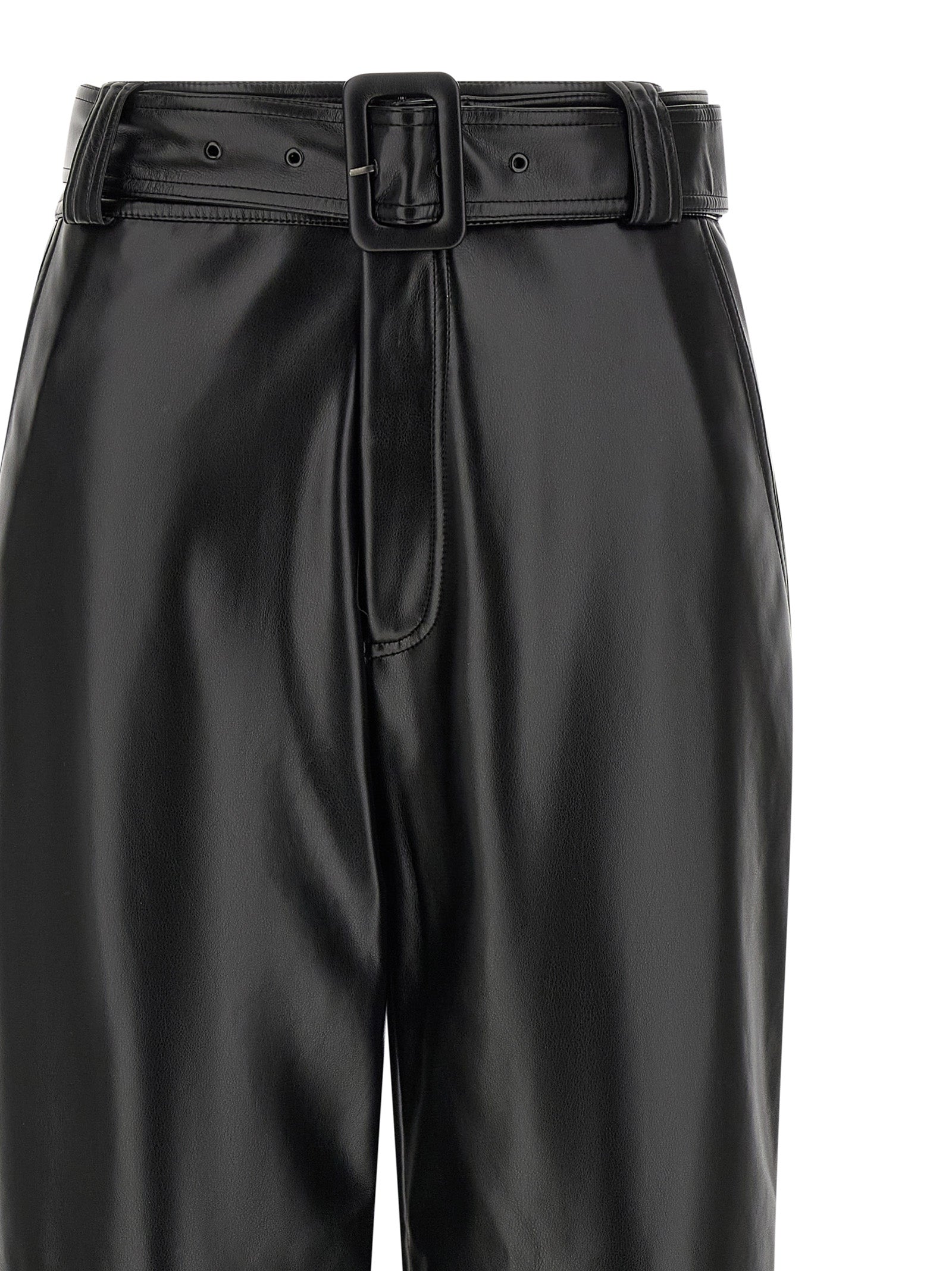 Twinset Schwarze Cropped Hose aus Polyester