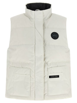 Canada Goose Weiße ärmellose Polyester-Jacke
