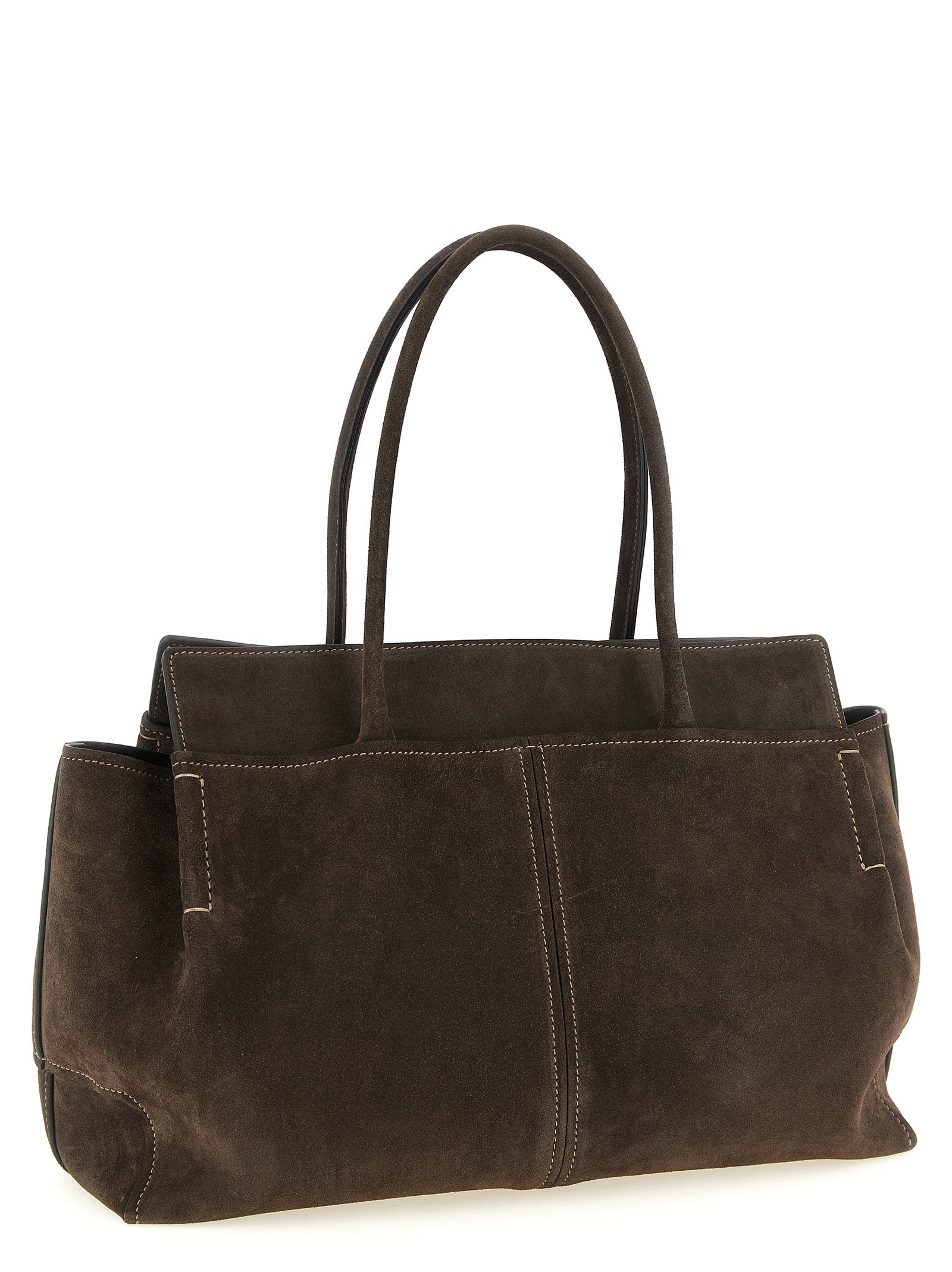 Tod's Braune Kalbsleder-Handtasche