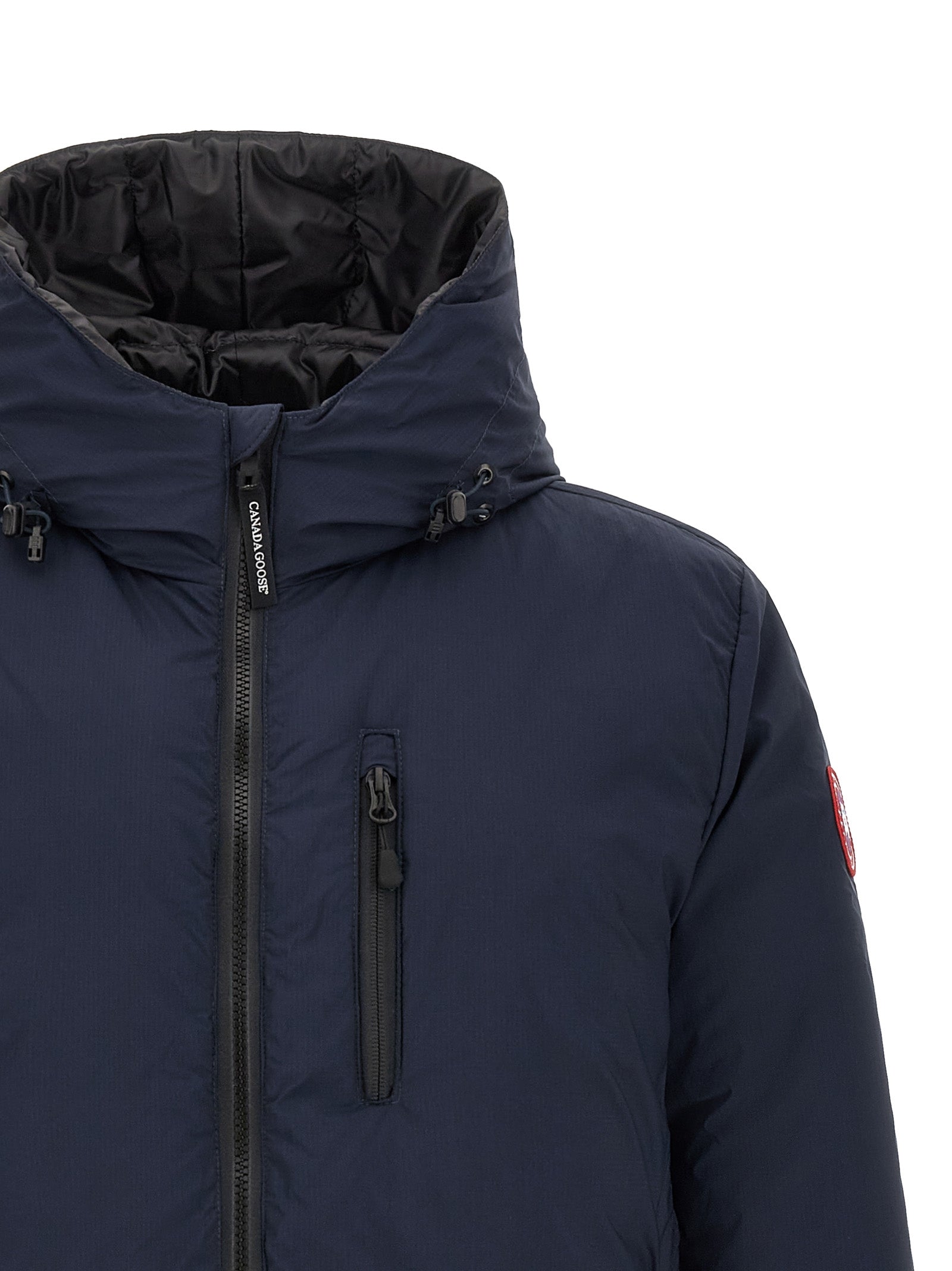 Canada Goose Blaue Polyamid-Jacke in voller Länge