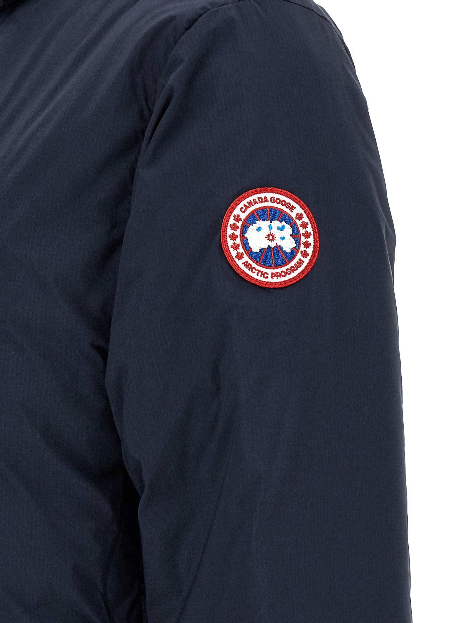 Canada Goose Blaue Polyamid-Jacke in voller Länge