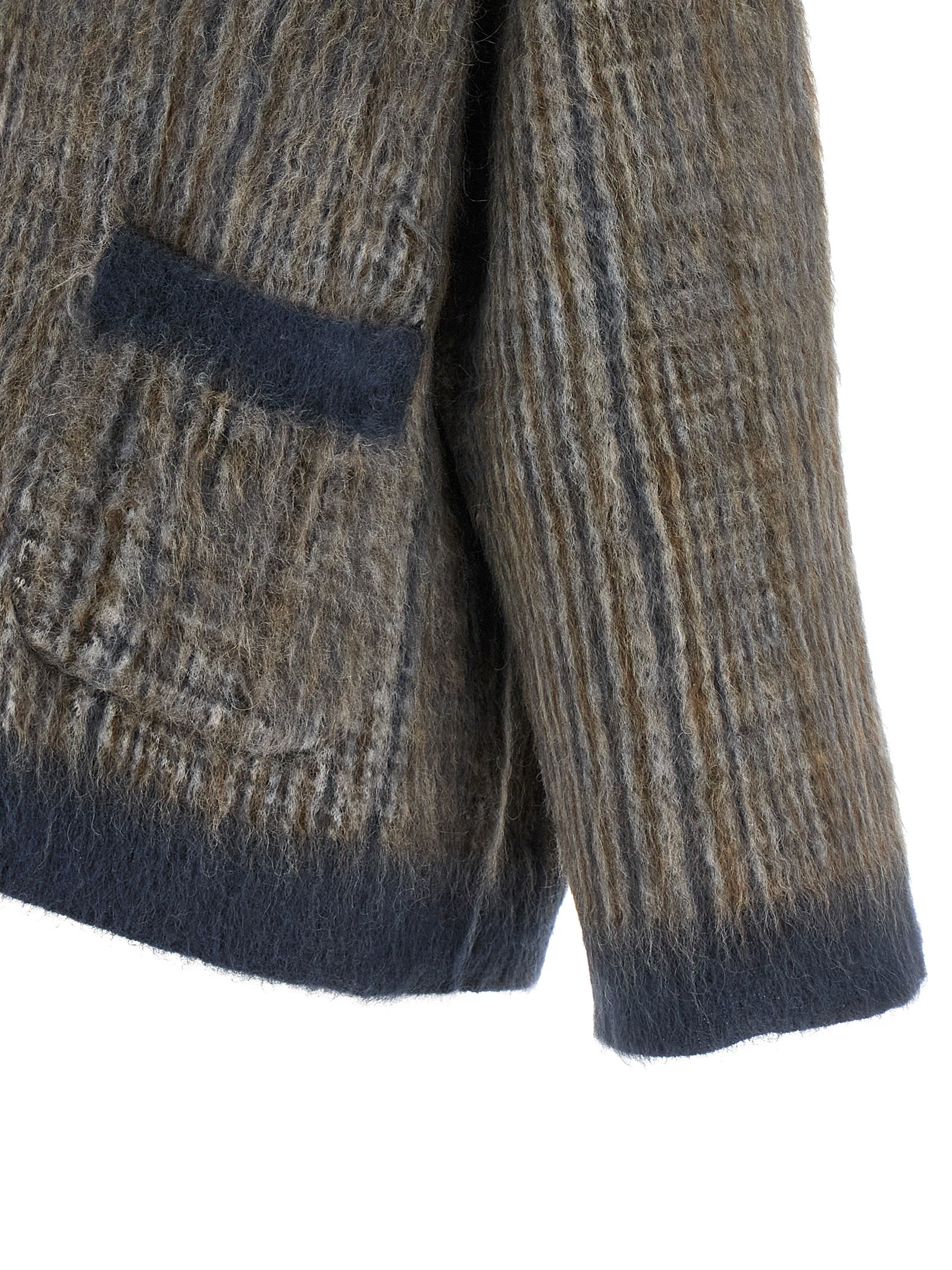 Brunello Cucinelli Grauer Wollcardigan
