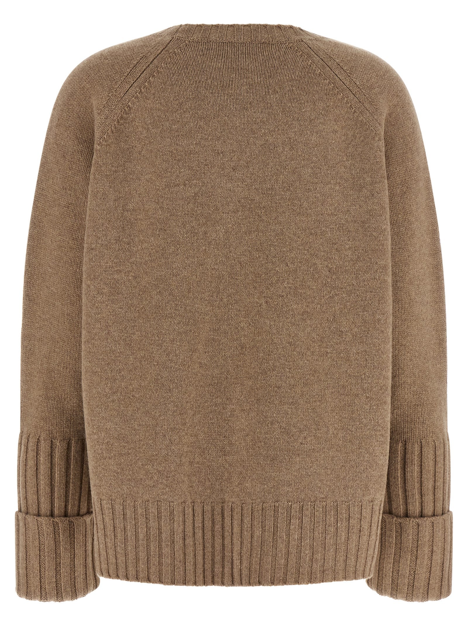 Tory Burch Beige Wollstrickjacke
