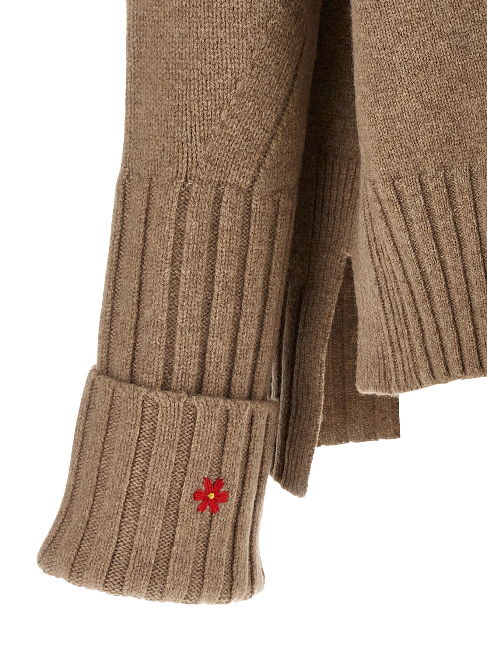 Tory Burch Beige Wollstrickjacke