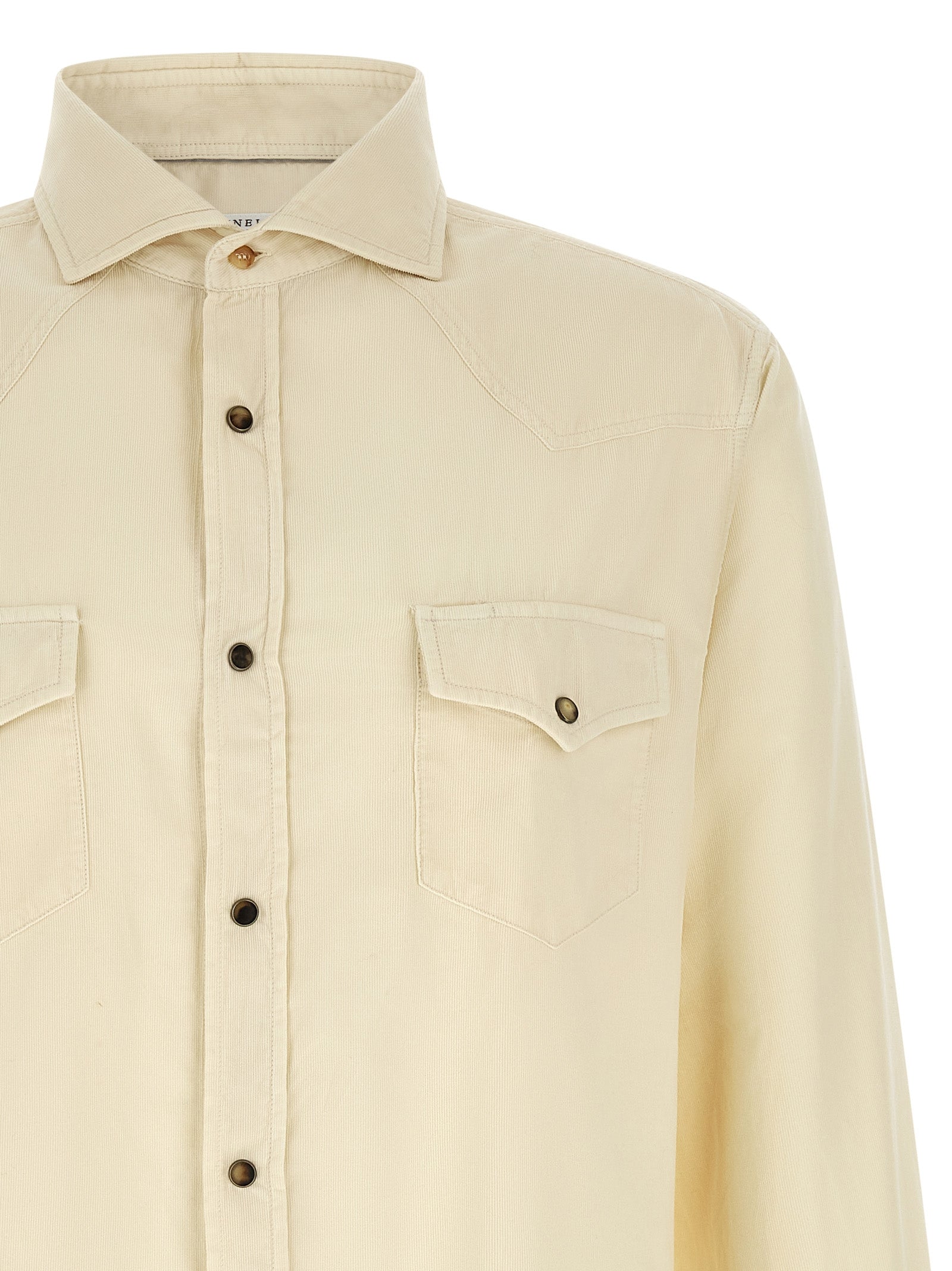 Brunello Cucinelli Weiße Baumwollbluse