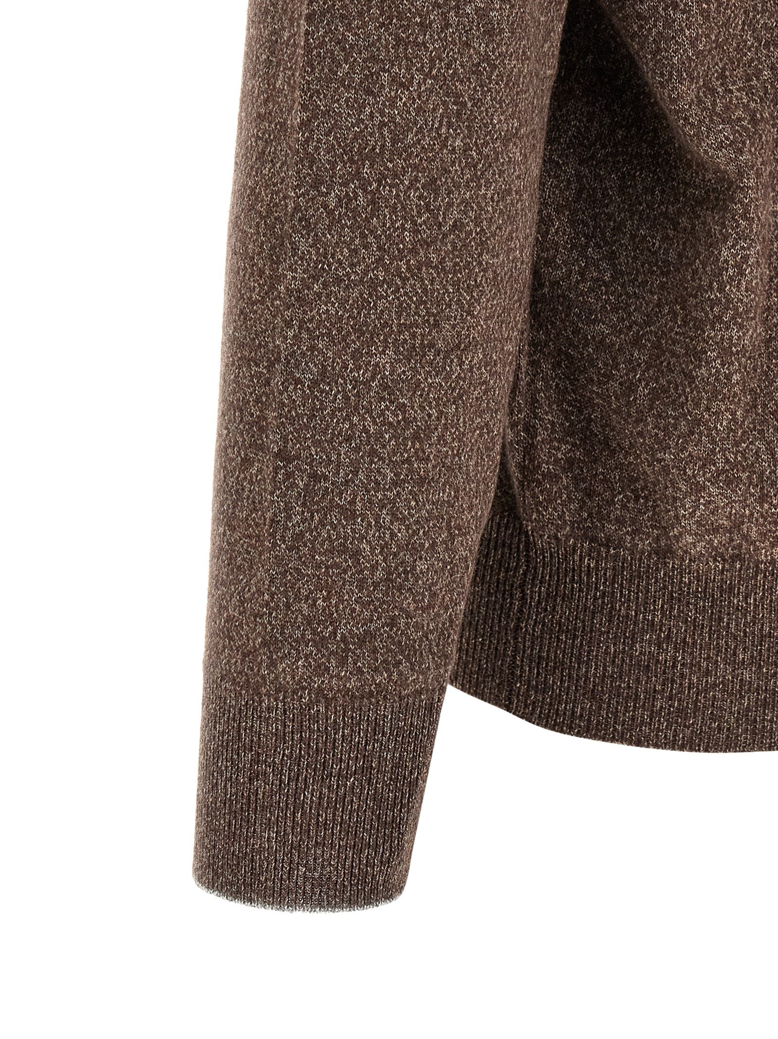 Brunello Cucinelli Brauner Kaschmir-Strickjacke