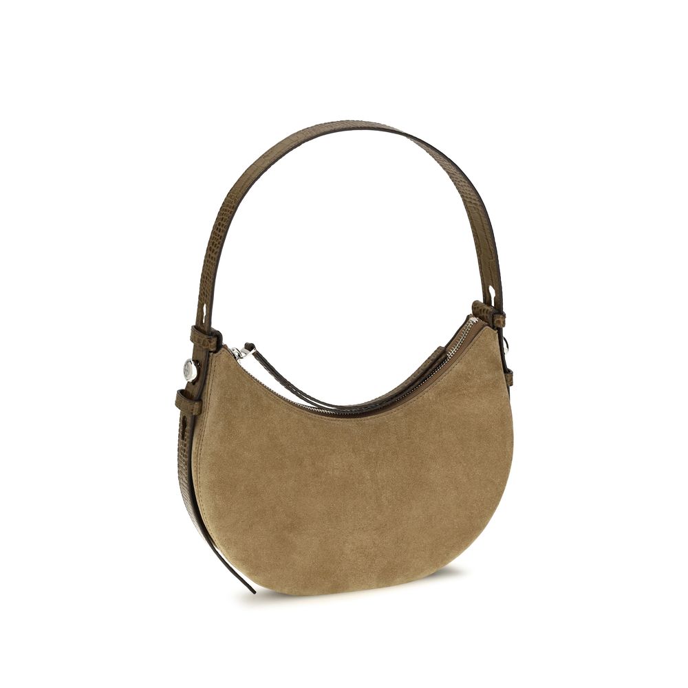 Tory Burch Beige Wildleder Schultertasche