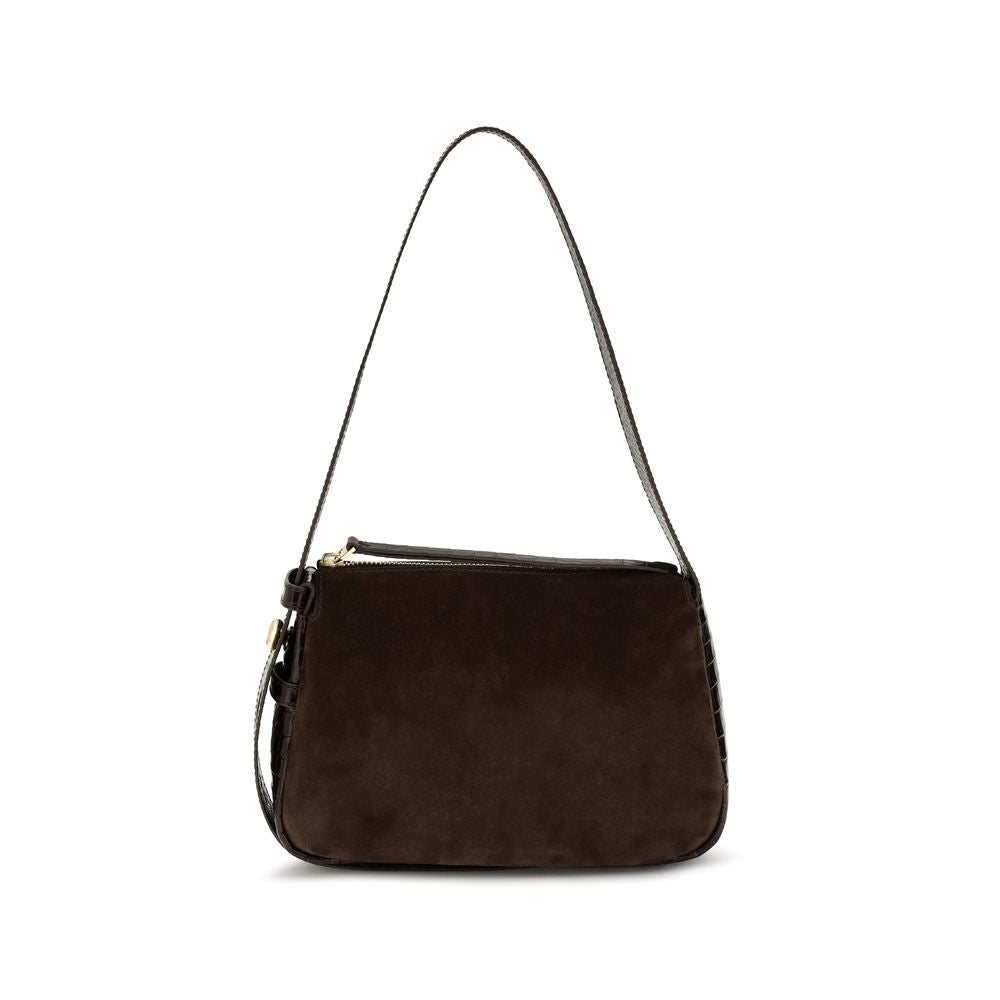 Tory Burch Braune Kalbsleder-Tasche Bos Taurus