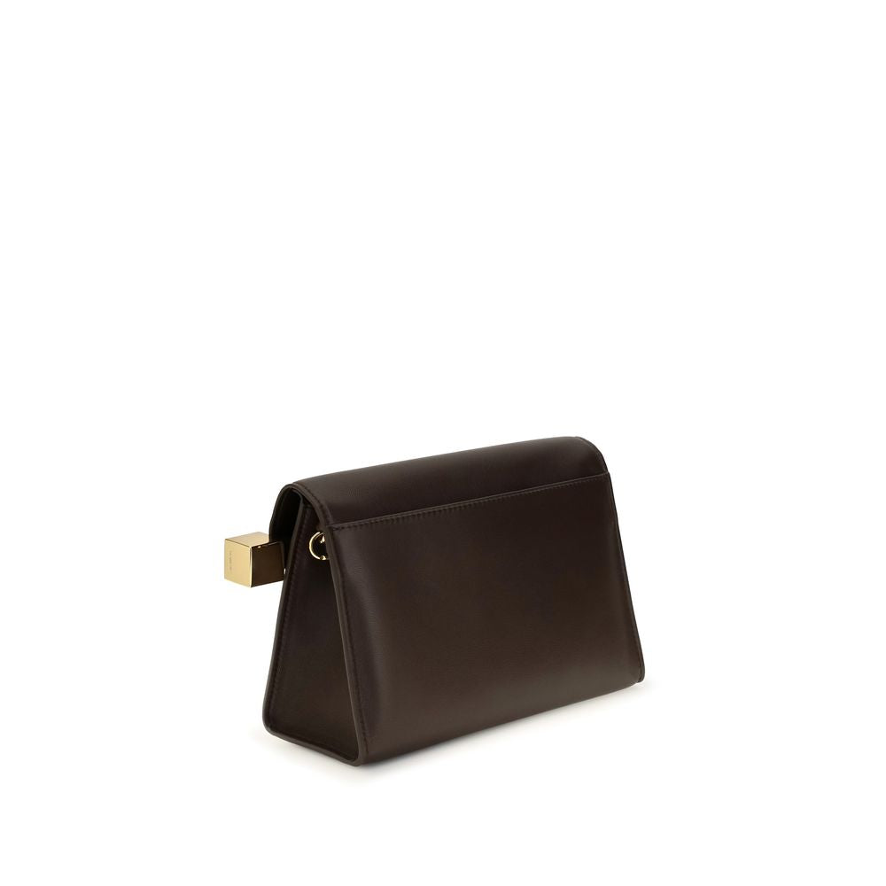 Jacquemus Braune Lammleder Ovis Aries Aries Clutch Bag