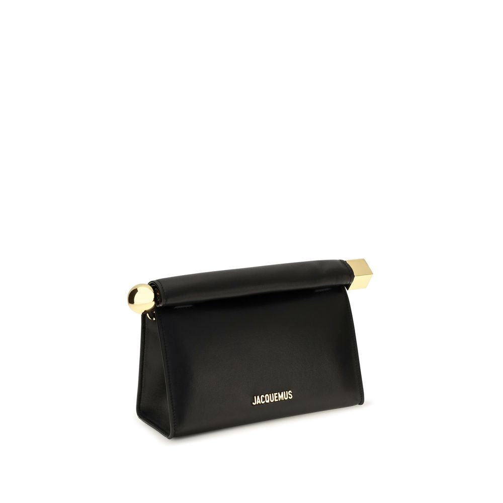 Jacquemus Schwarze Kalbsleder Bos Taurus Clutch Bag