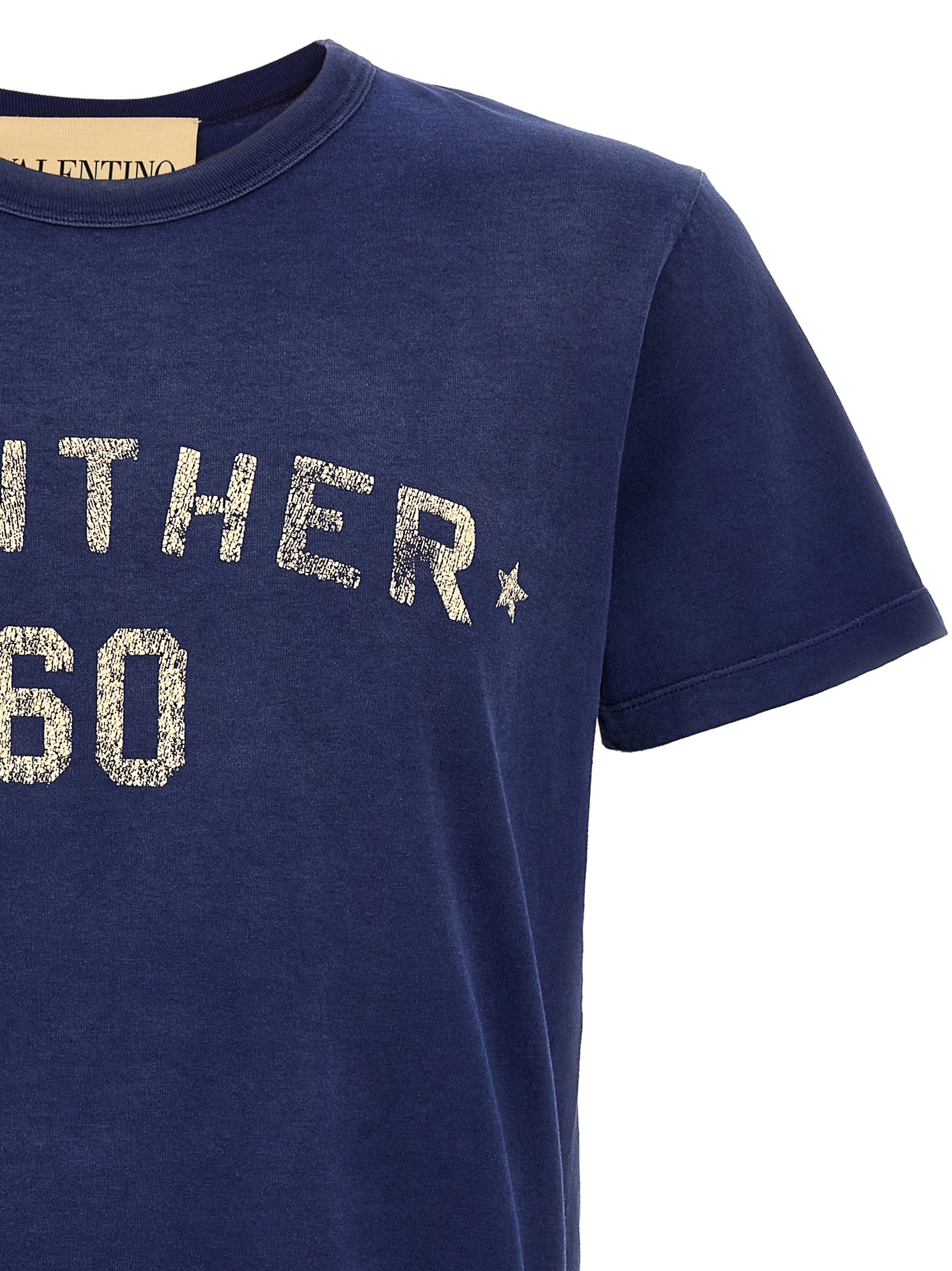 Valentino Garavani Blaues Baumwoll-Sportswear-T-Shirt