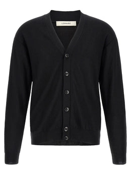 Lemaire Schwarzer Wollcardigan