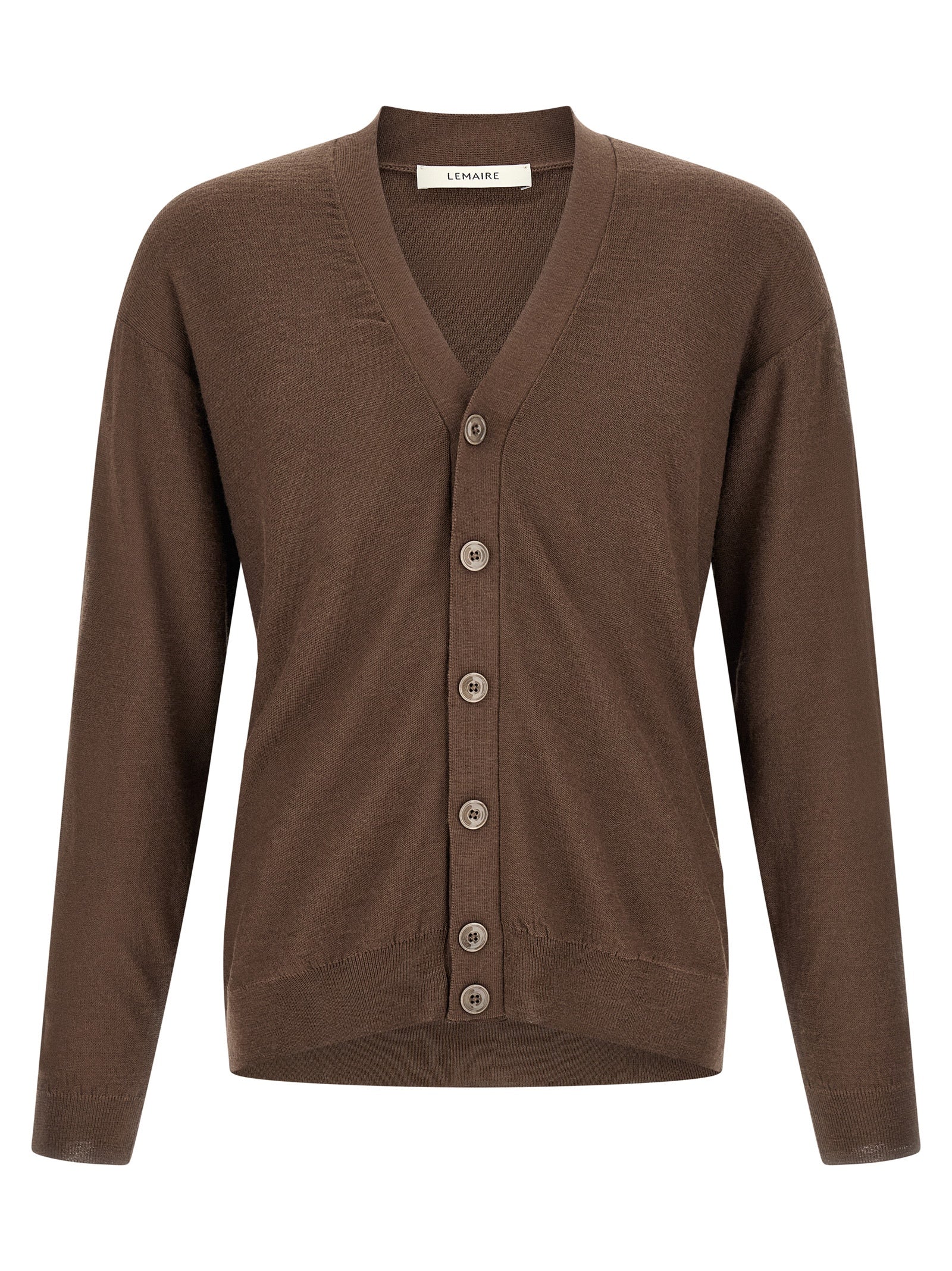 Lemaire Brauner Wollcardigan