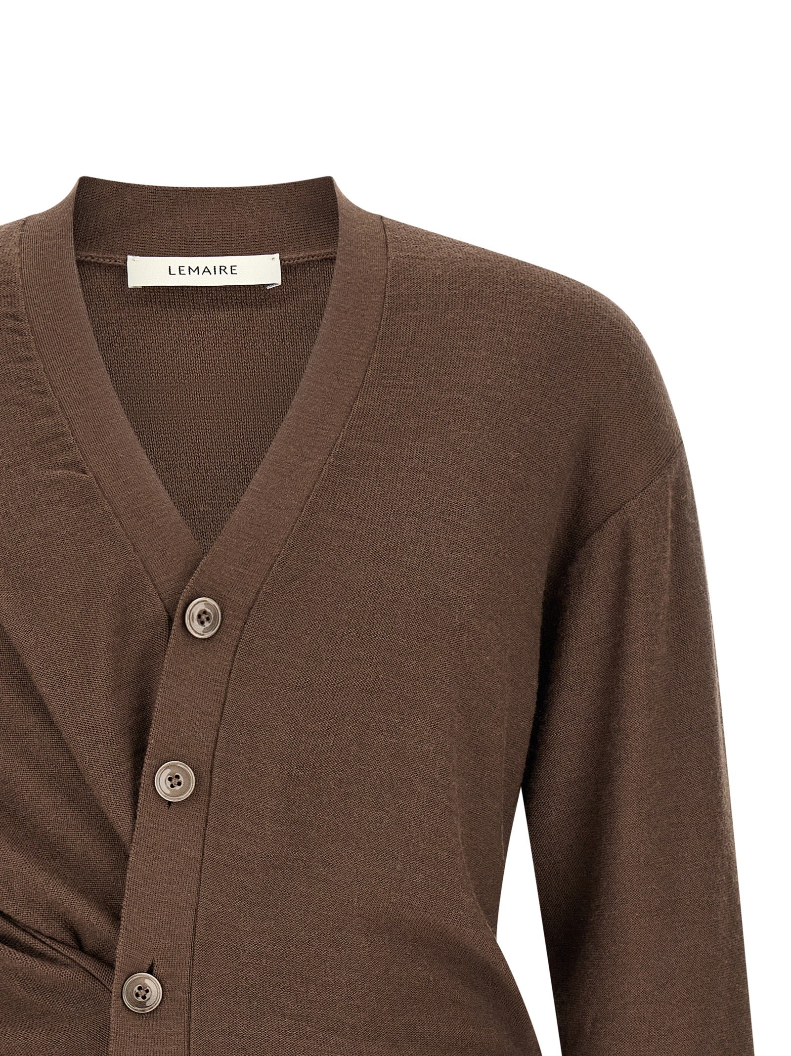 Lemaire Brauner Wollcardigan