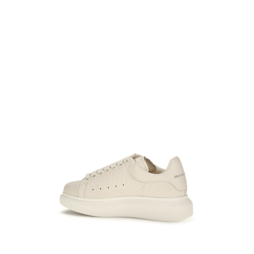 Alexander McQueen Weiße Kalbsleder Bos Taurus Chunky Sneaker