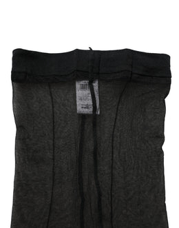 Dolce & Gabbana Schwarze Nylon-Strumpfhose Söckchen