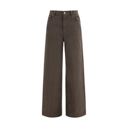 P.A.R.O.S.H. Braune Baumwollhose für die Freizeit