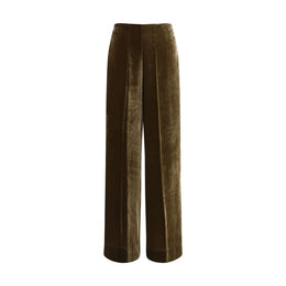 P.A.R.O.S.H. Braune Viskose-Freizeithose