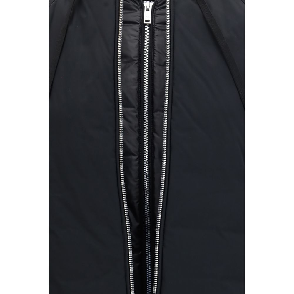 Moose Knuckles Schwarzer Nylon-Bomber