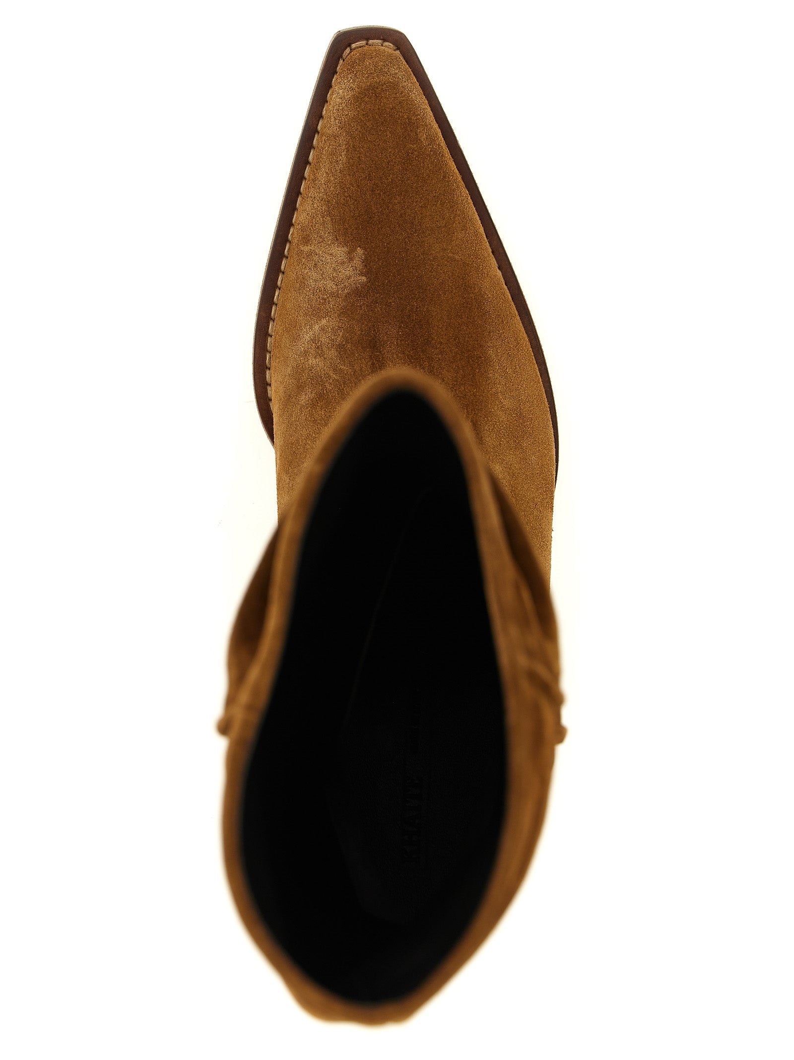 Khaite Chelsea Boots aus braunem Kalbsleder