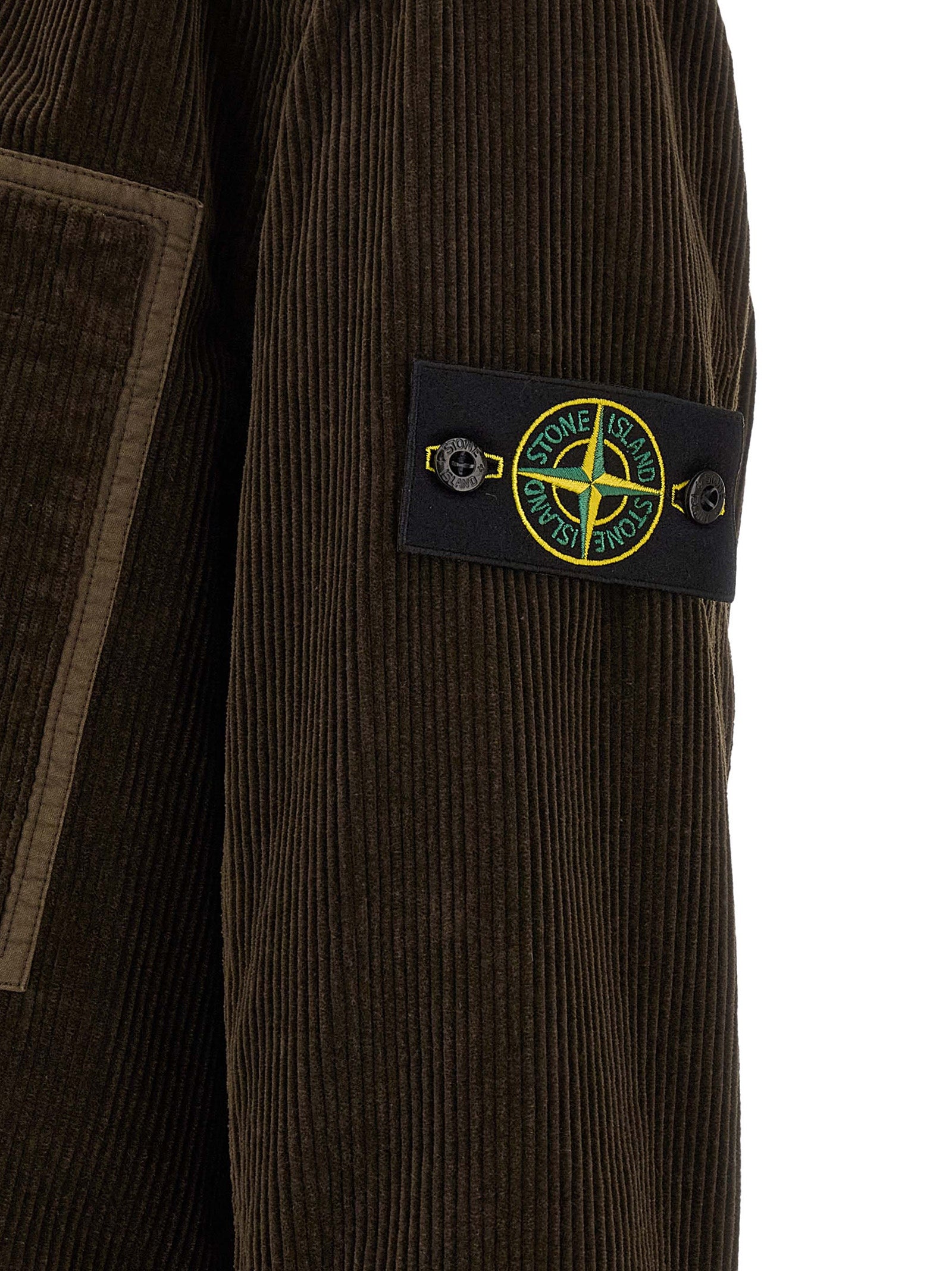 Stone Island Braune Baumwollbluse