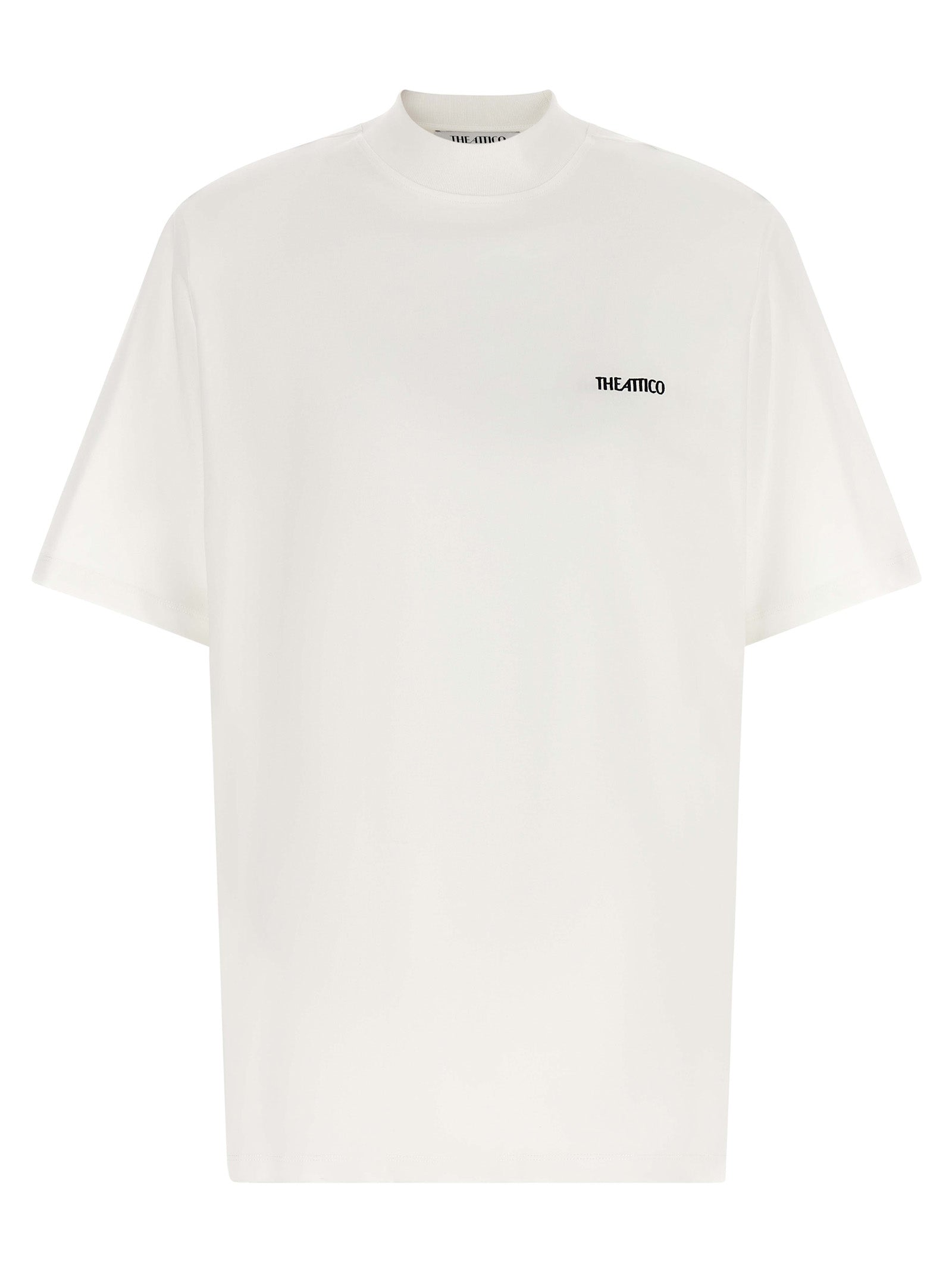 The Attico Weißes Baumwoll-T-Shirt