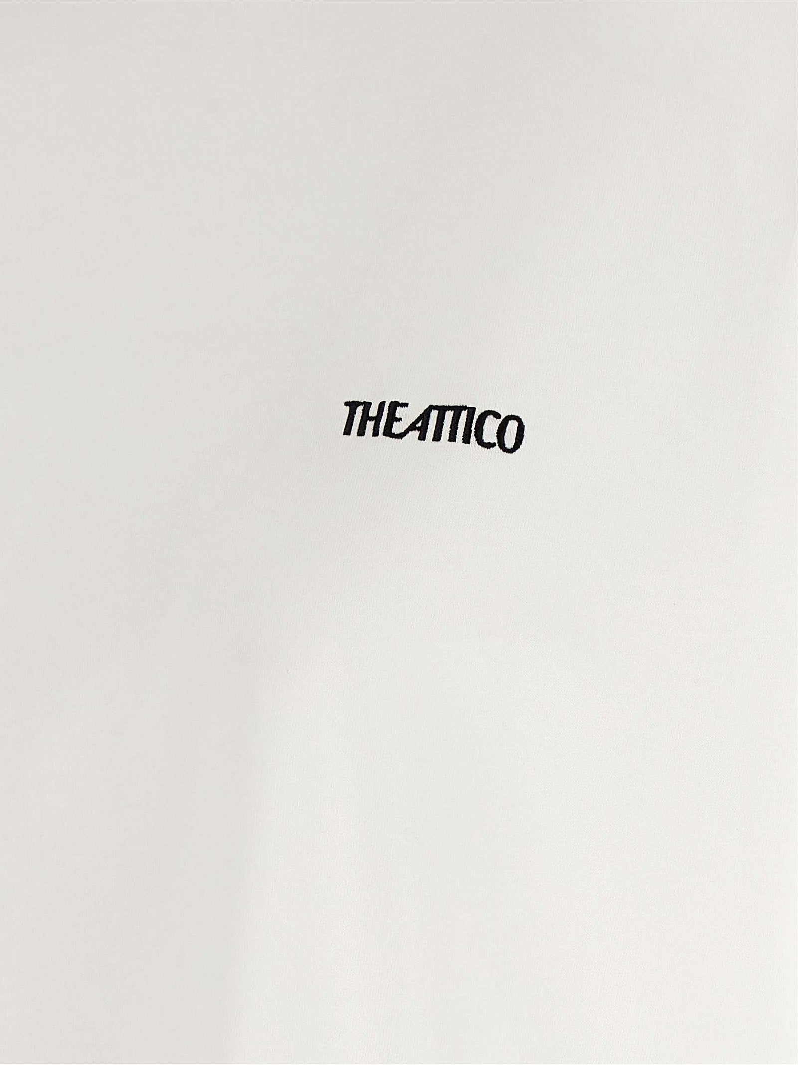 The Attico Weißes Baumwoll-T-Shirt