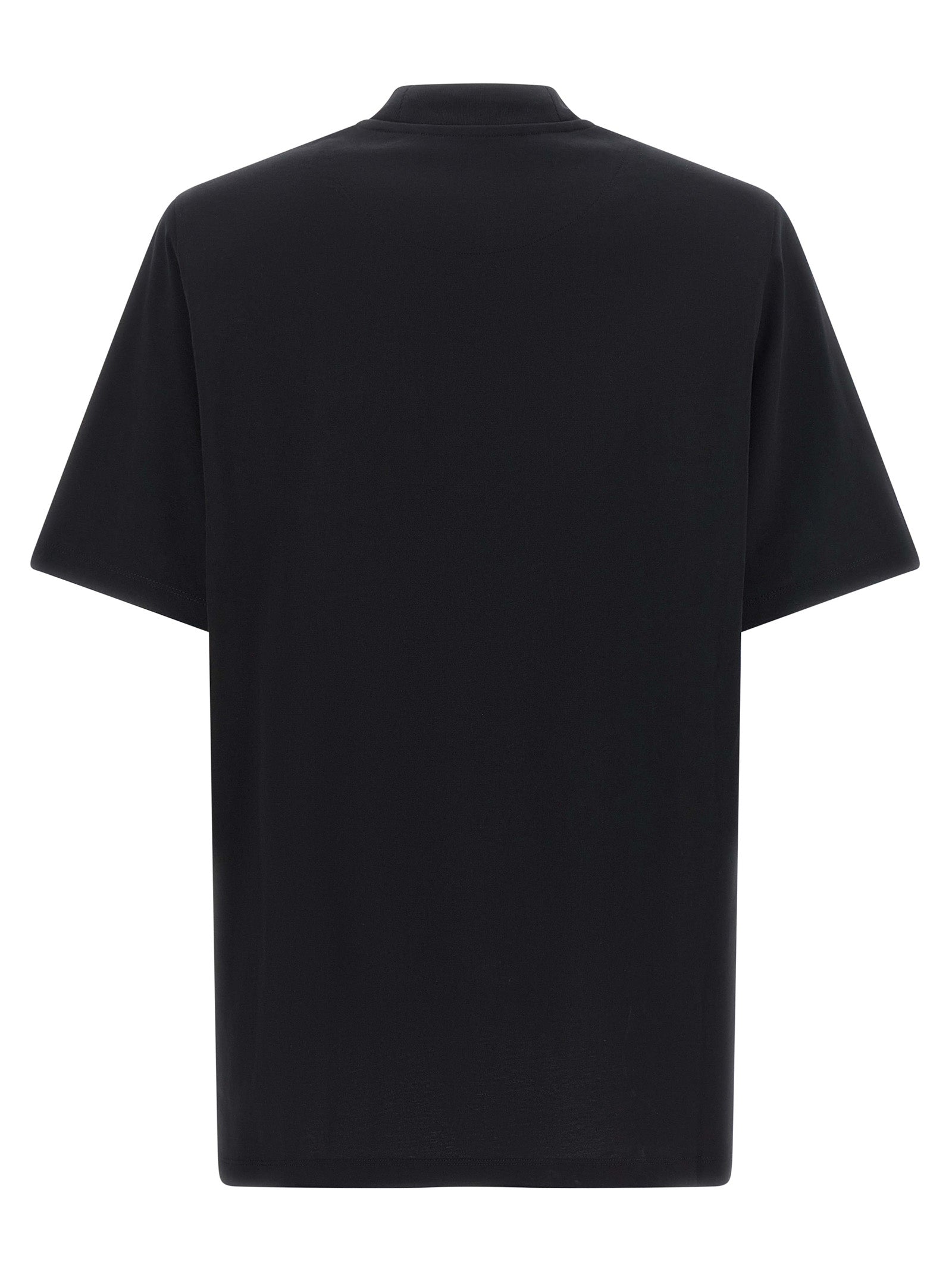The Attico Schwarzes Baumwoll-T-Shirt