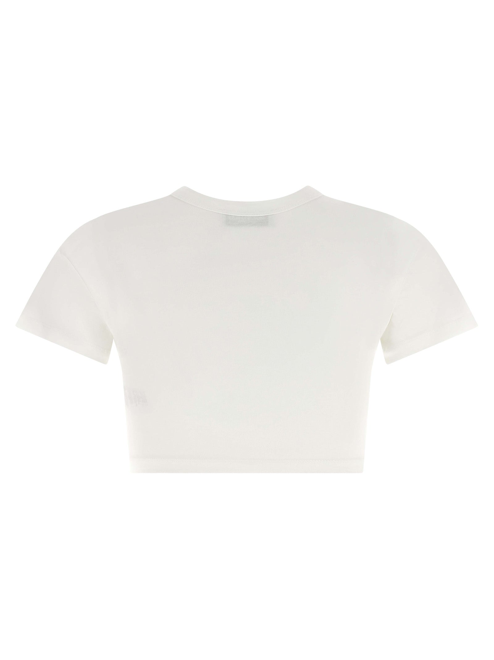 The Attico Weißes Baumwoll-T-Shirt