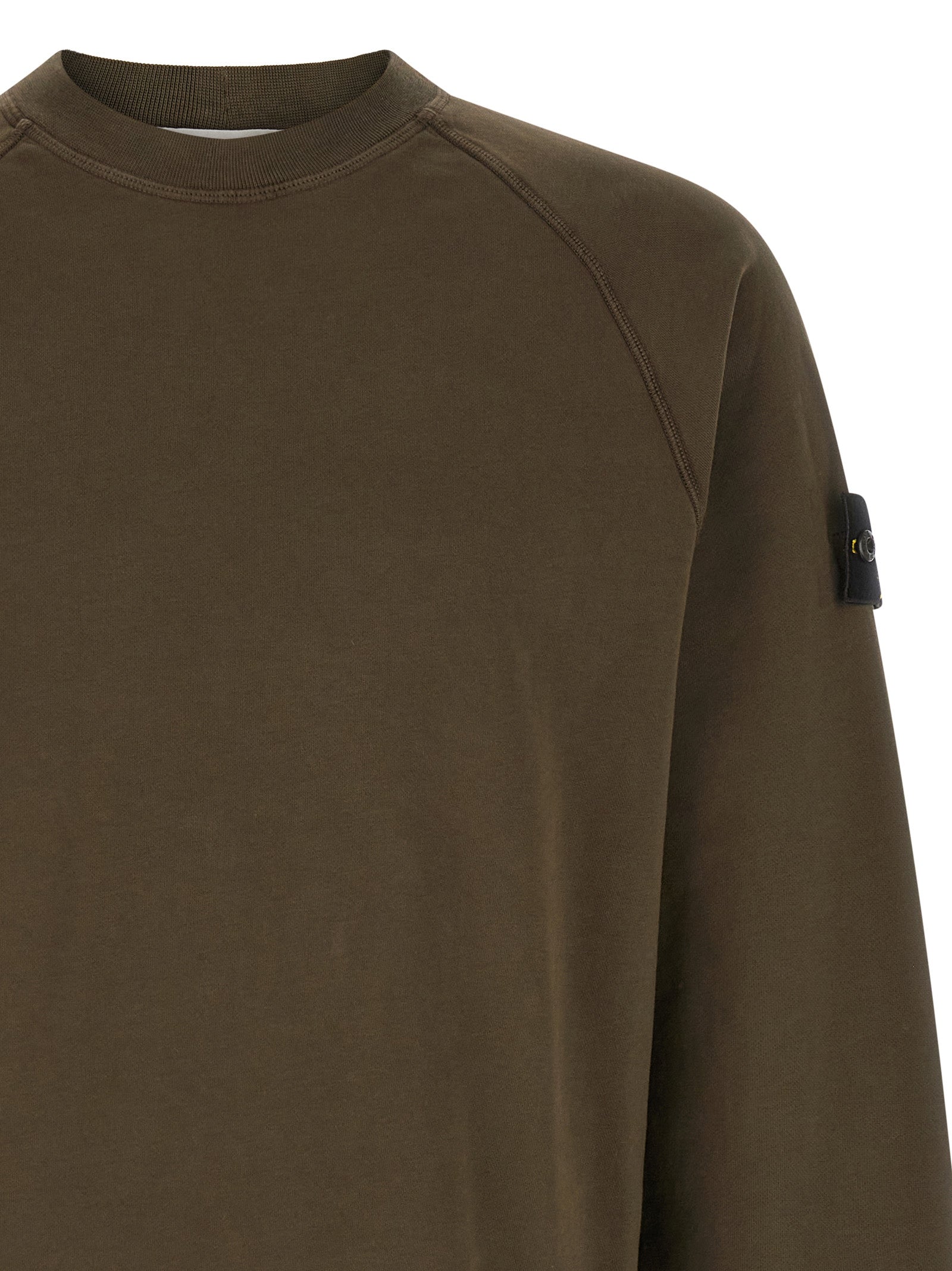 Stone Island Grauer Baumwollpullover