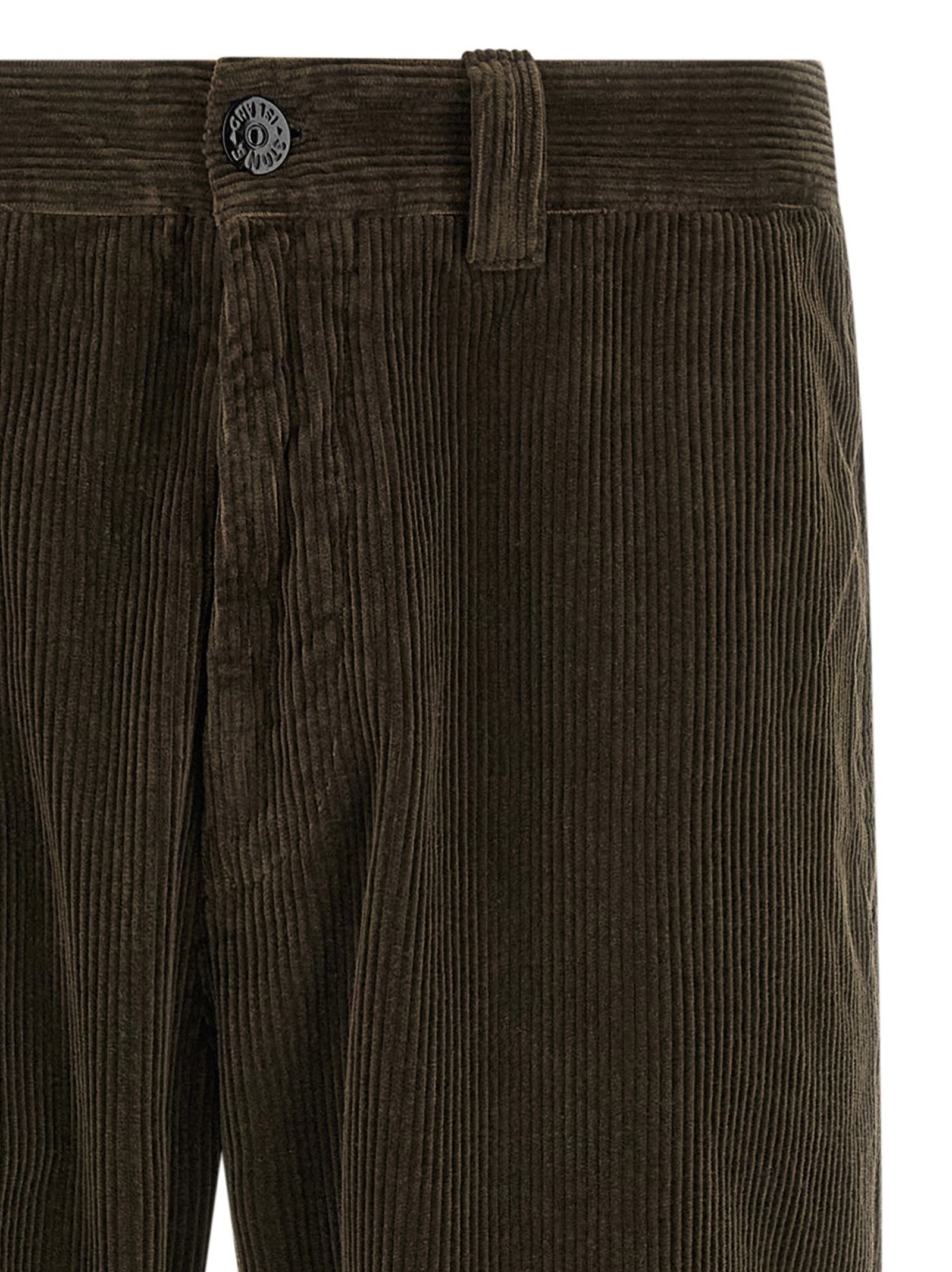 Stone Island Graue Baumwoll-Freizeithose