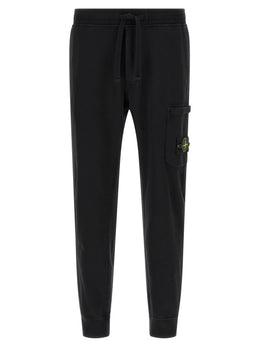 Stone Island Schwarze Baumwoll-Jogginghose (Trainingshose)