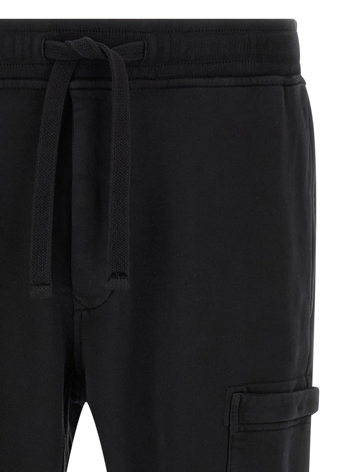 Stone Island Schwarze Baumwoll-Jogginghose (Trainingshose)