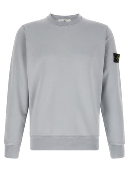 Stone Island Grauer Baumwollpullover