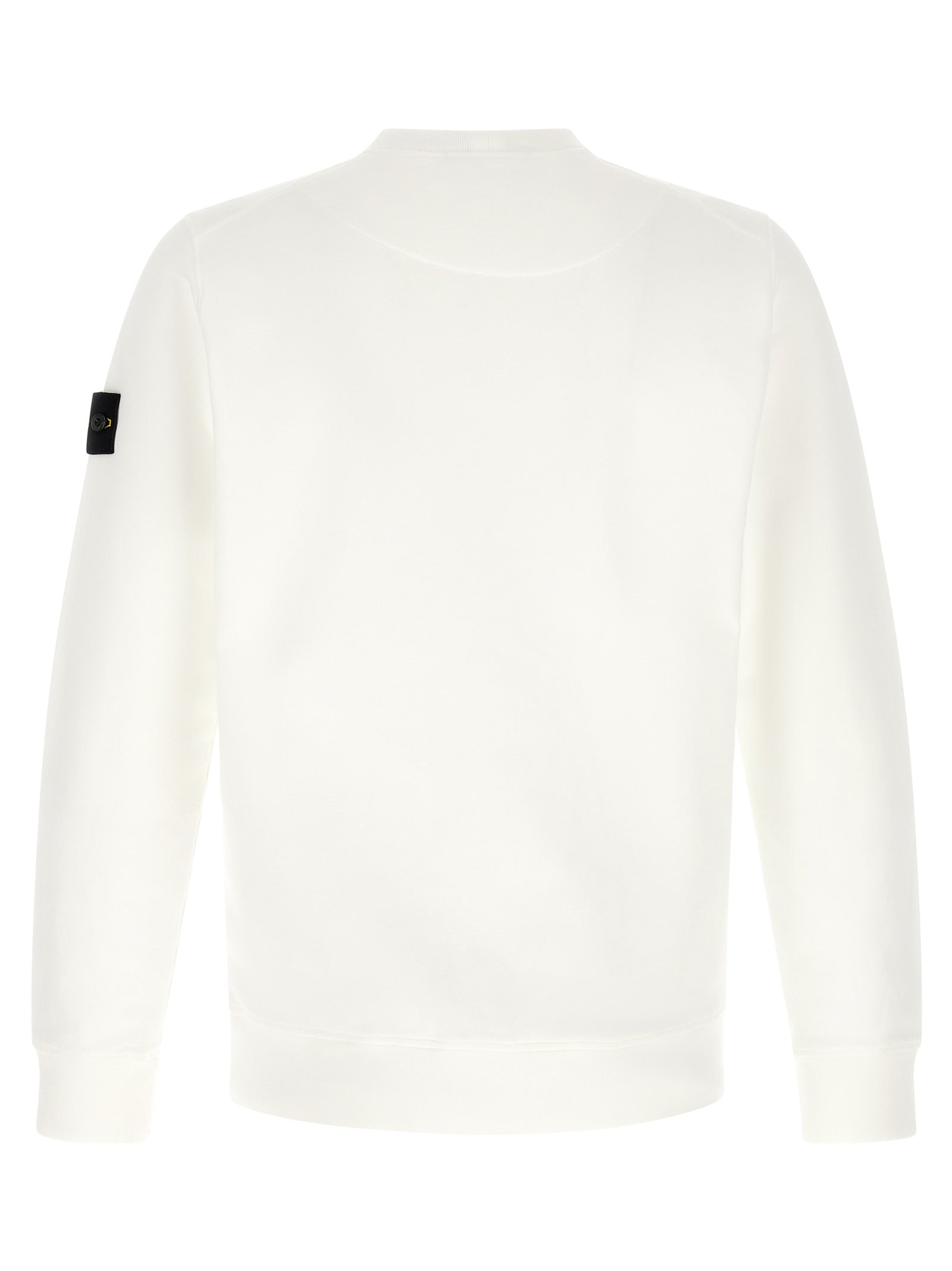 Stone Island Weißes Baumwoll-Sweatshirt