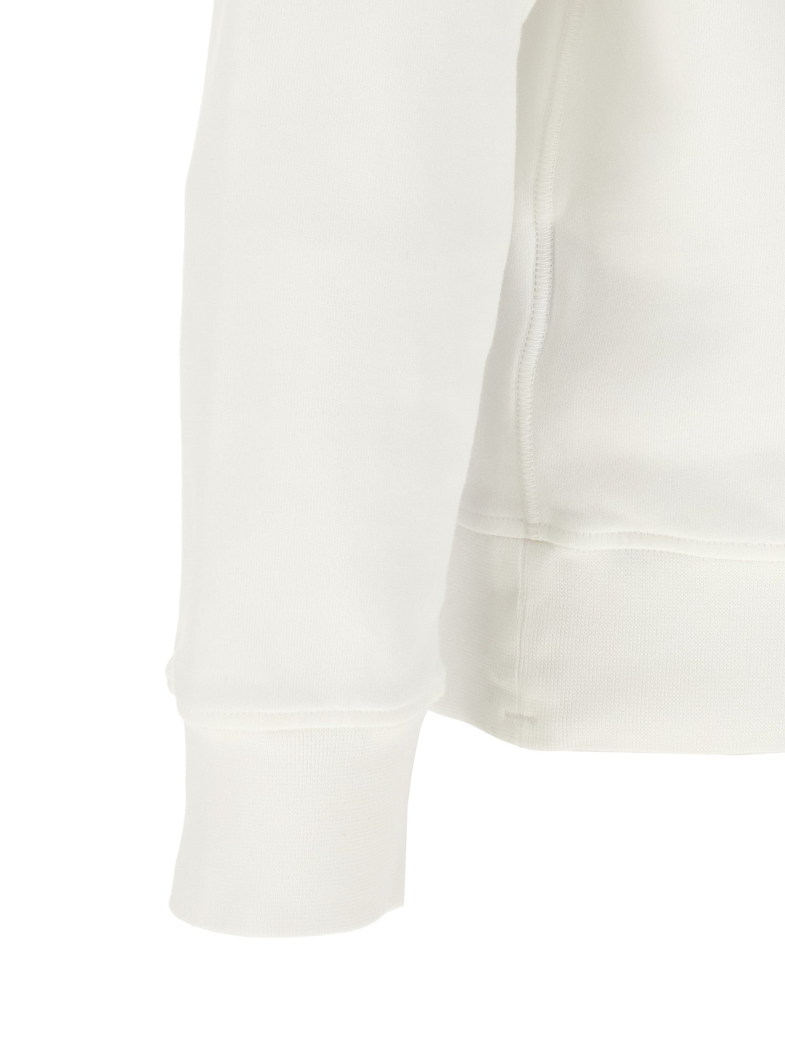 Stone Island Weißes Baumwoll-Sweatshirt