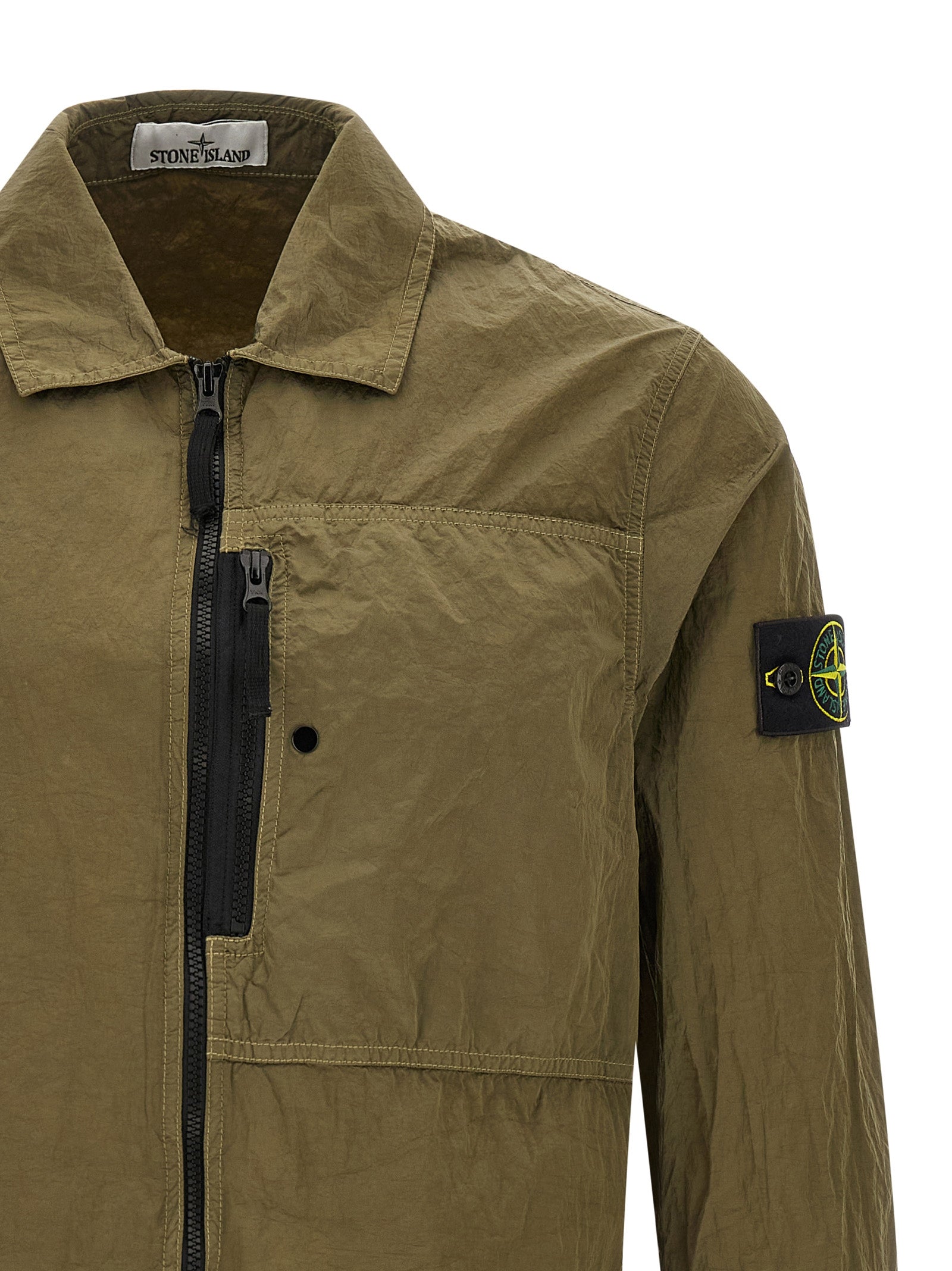 Stone Island Zweifarbige Polyamid-Bluse