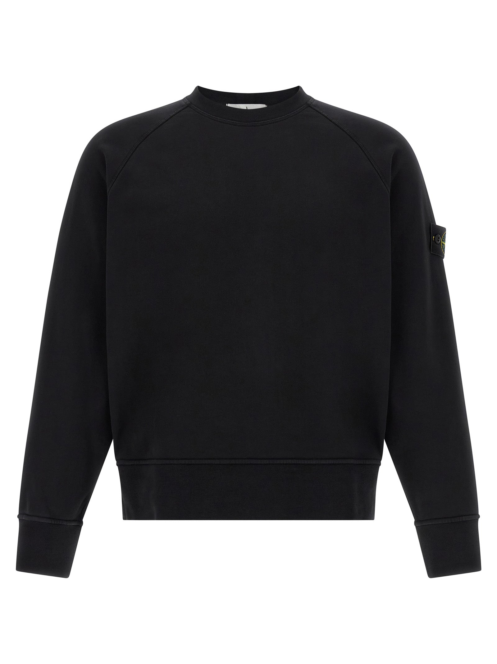 Stone Island Schwarzer Baumwoll-Sweatshirt