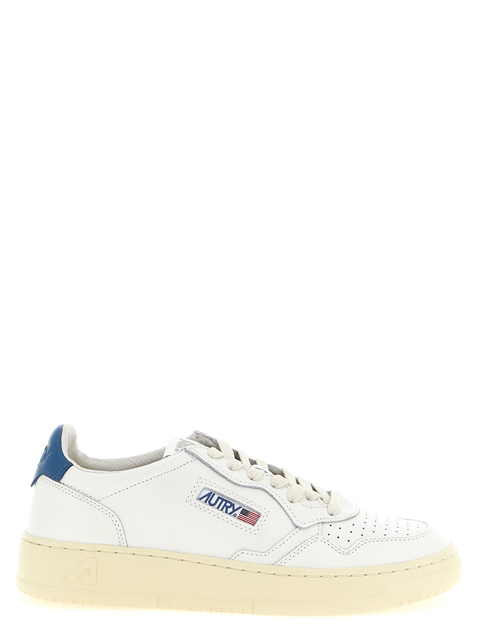Autry Blaue Sneaker aus Rindsleder
