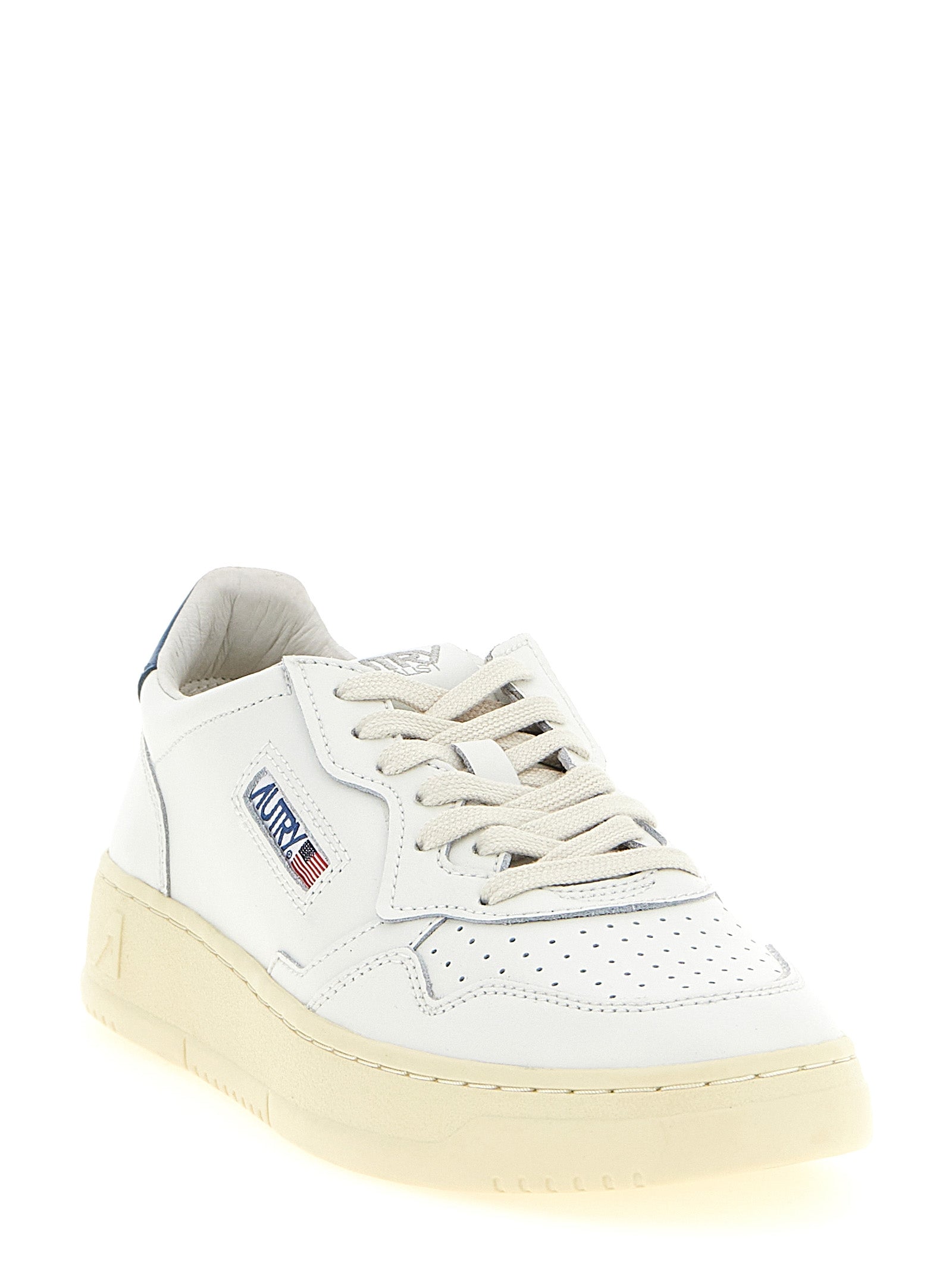 Autry Blaue Sneaker aus Rindsleder
