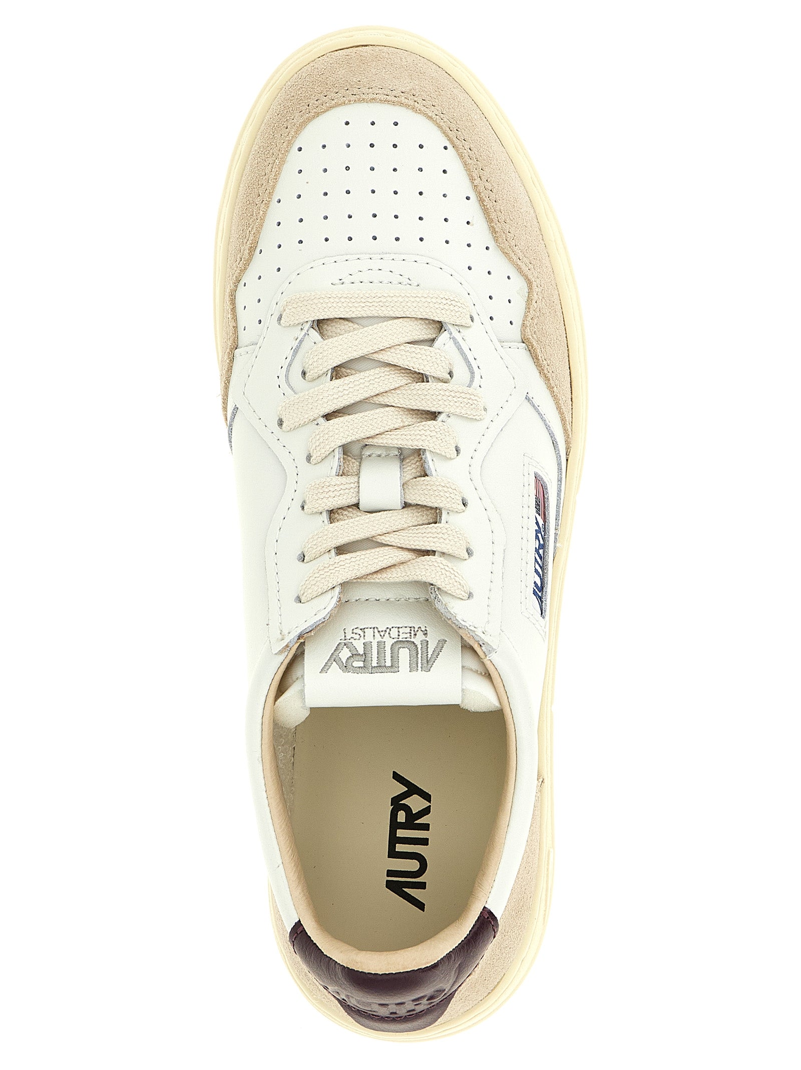 Autry Mehrfarbige Sneaker aus Rindsleder im Athletic-Stil